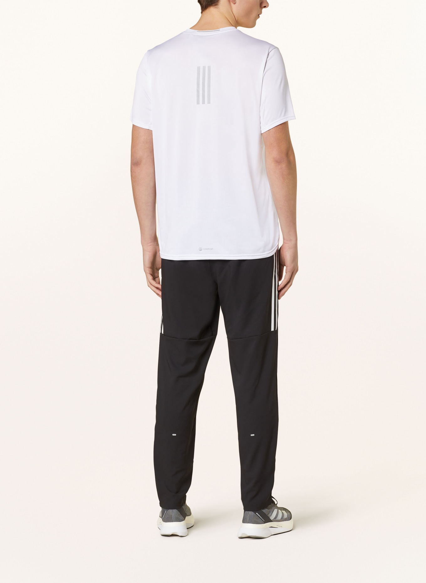 adidas Running pants OWN THE RUN, Color: BLACK/ WHITE (Image 3)