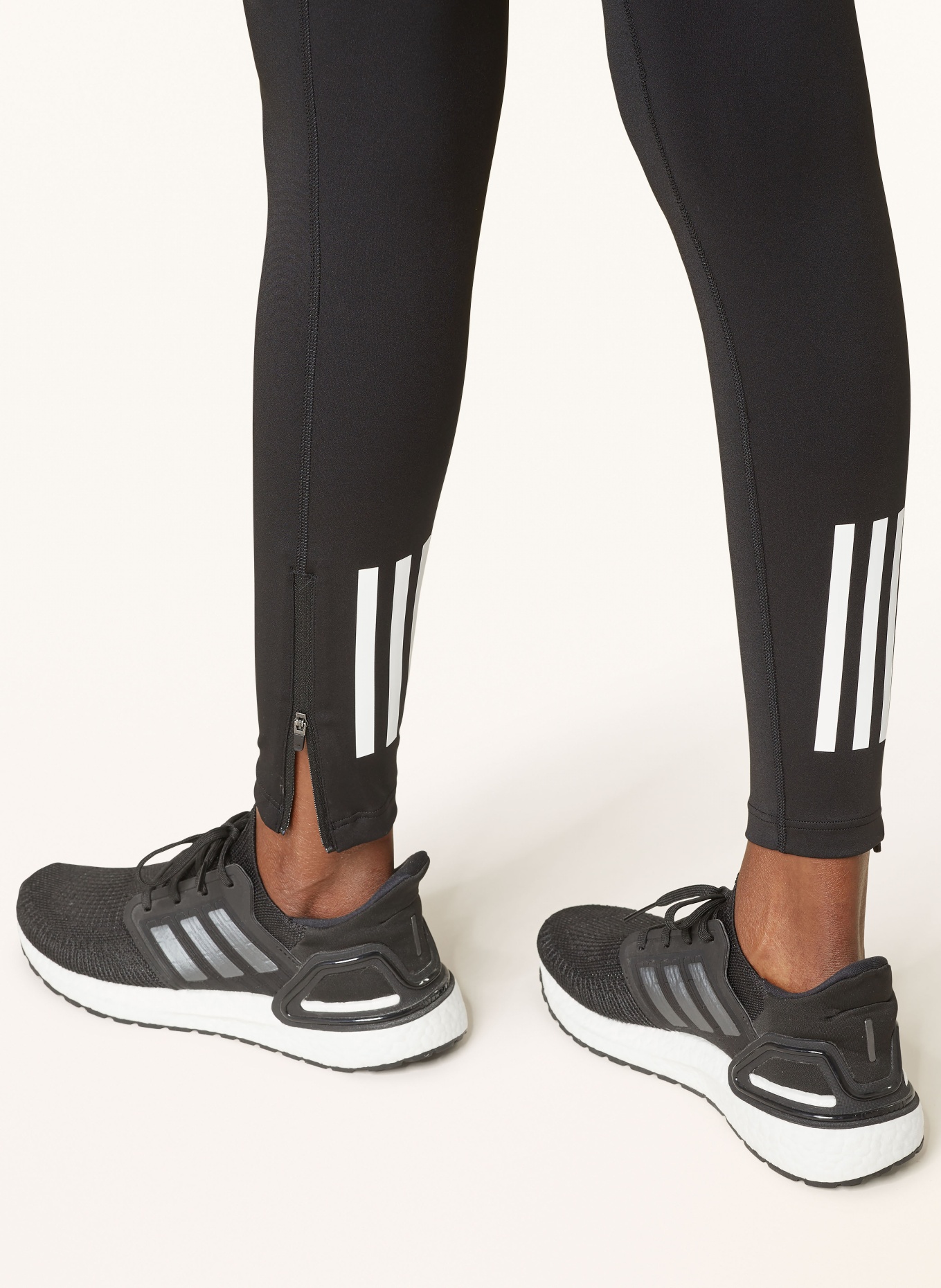 adidas Womens Daily Run Icons Print 7/8 Tights Black XL