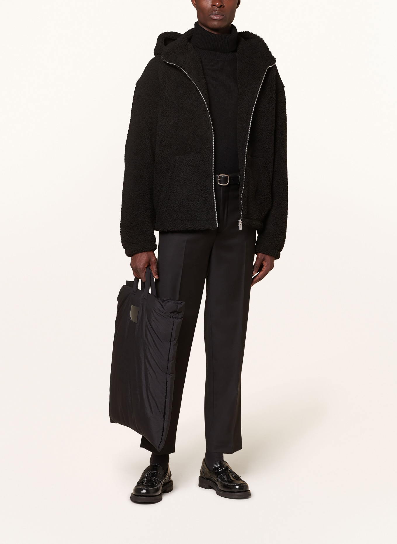 HOLZWEILER Teddy jacket SOOTHEST, Color: BLACK (Image 2)
