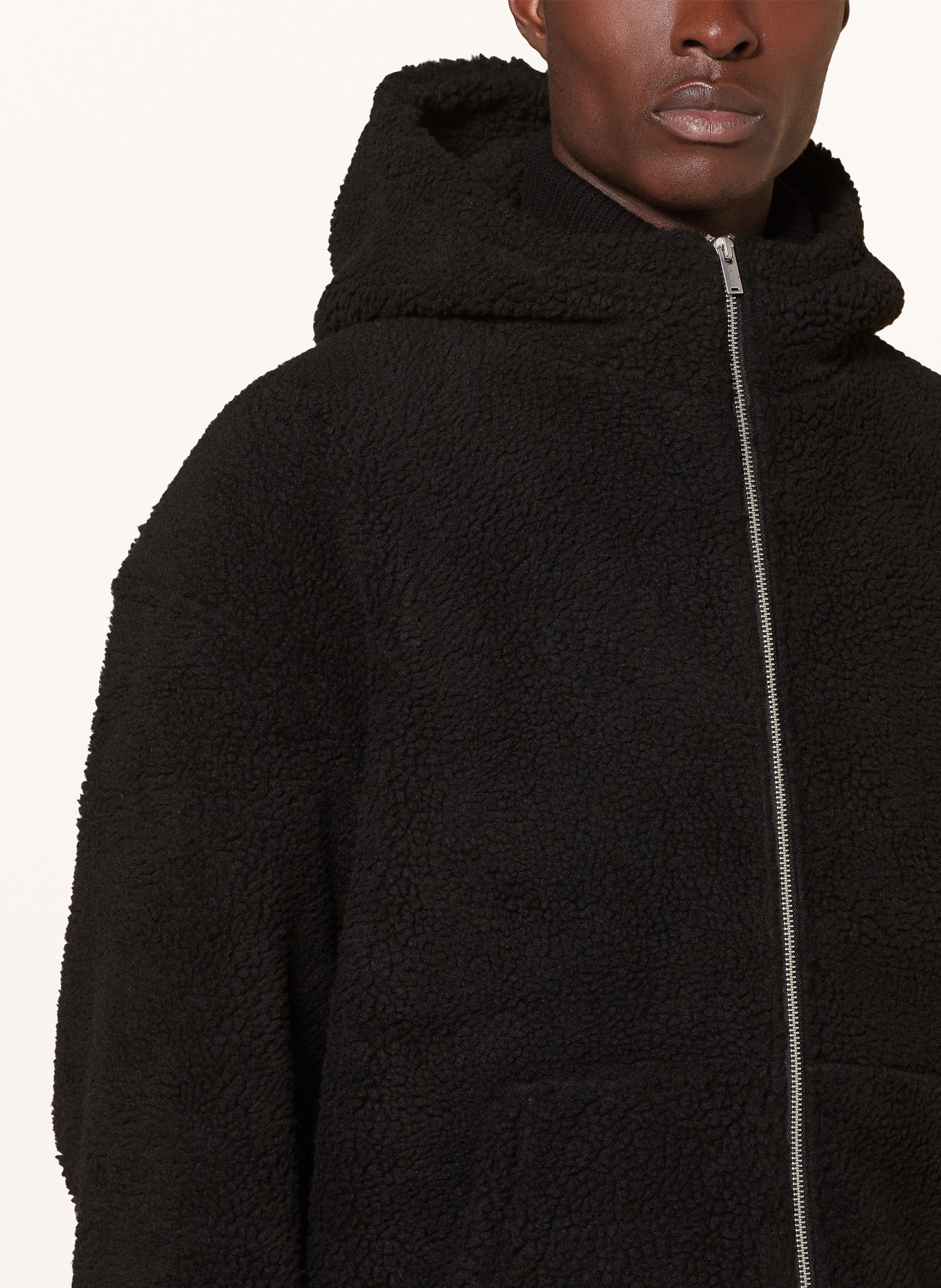 HOLZWEILER Teddy jacket SOOTHEST, Color: BLACK (Image 4)