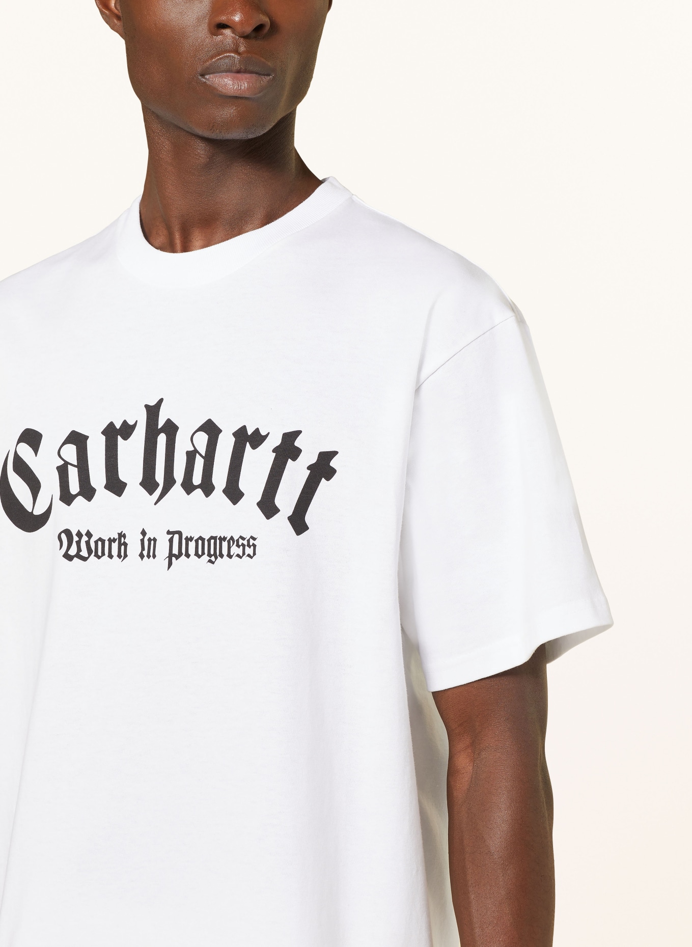 carhartt WIP T-Shirt ONXY, Farbe: WEISS/ SCHWARZ (Bild 4)