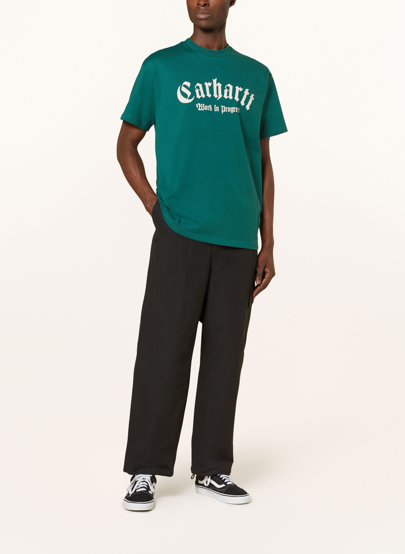 carhartt WIP T-shirt ONXY, Color: DARK GREEN (Image 2)