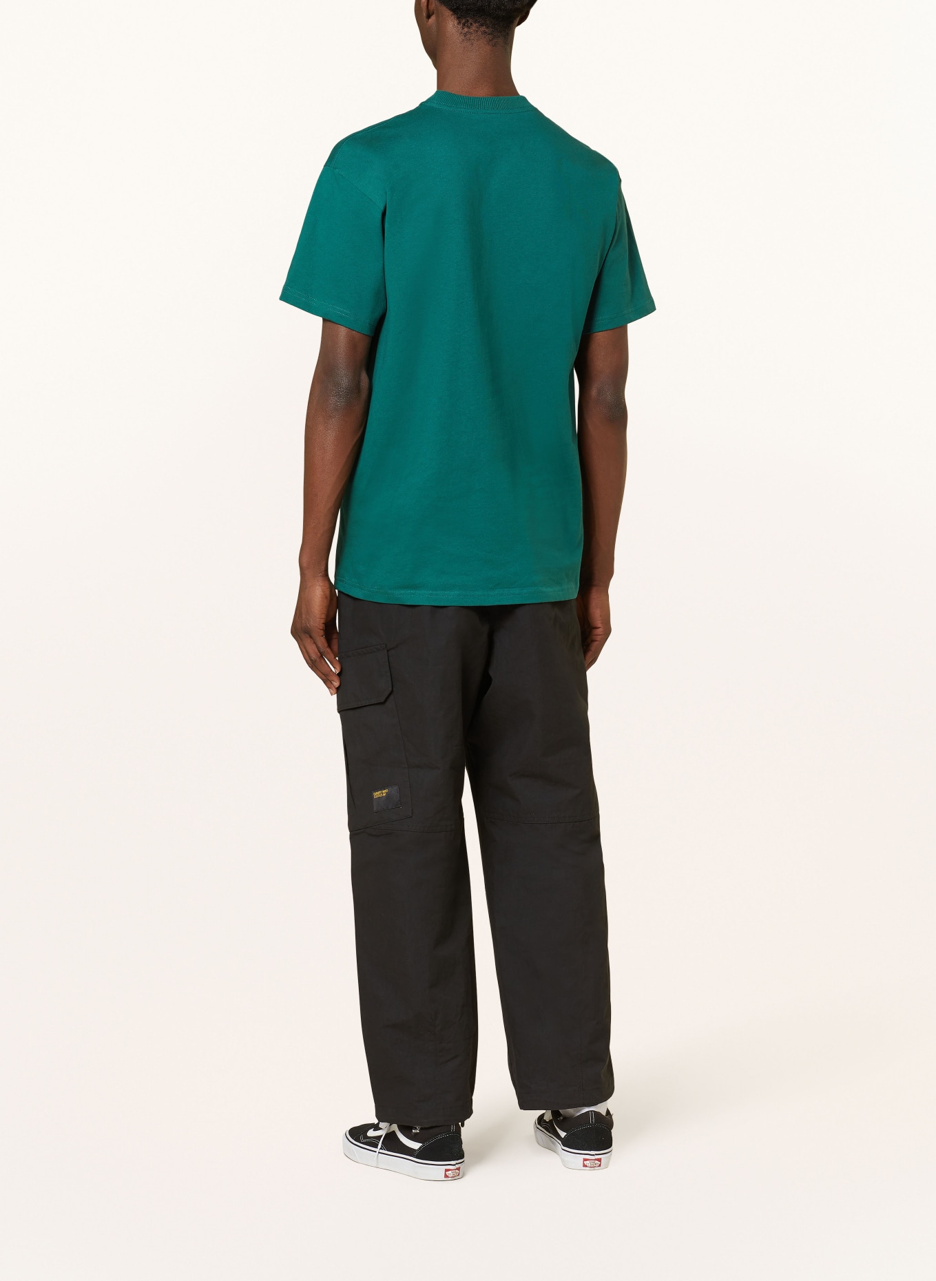 carhartt WIP T-shirt ONXY, Color: DARK GREEN (Image 3)