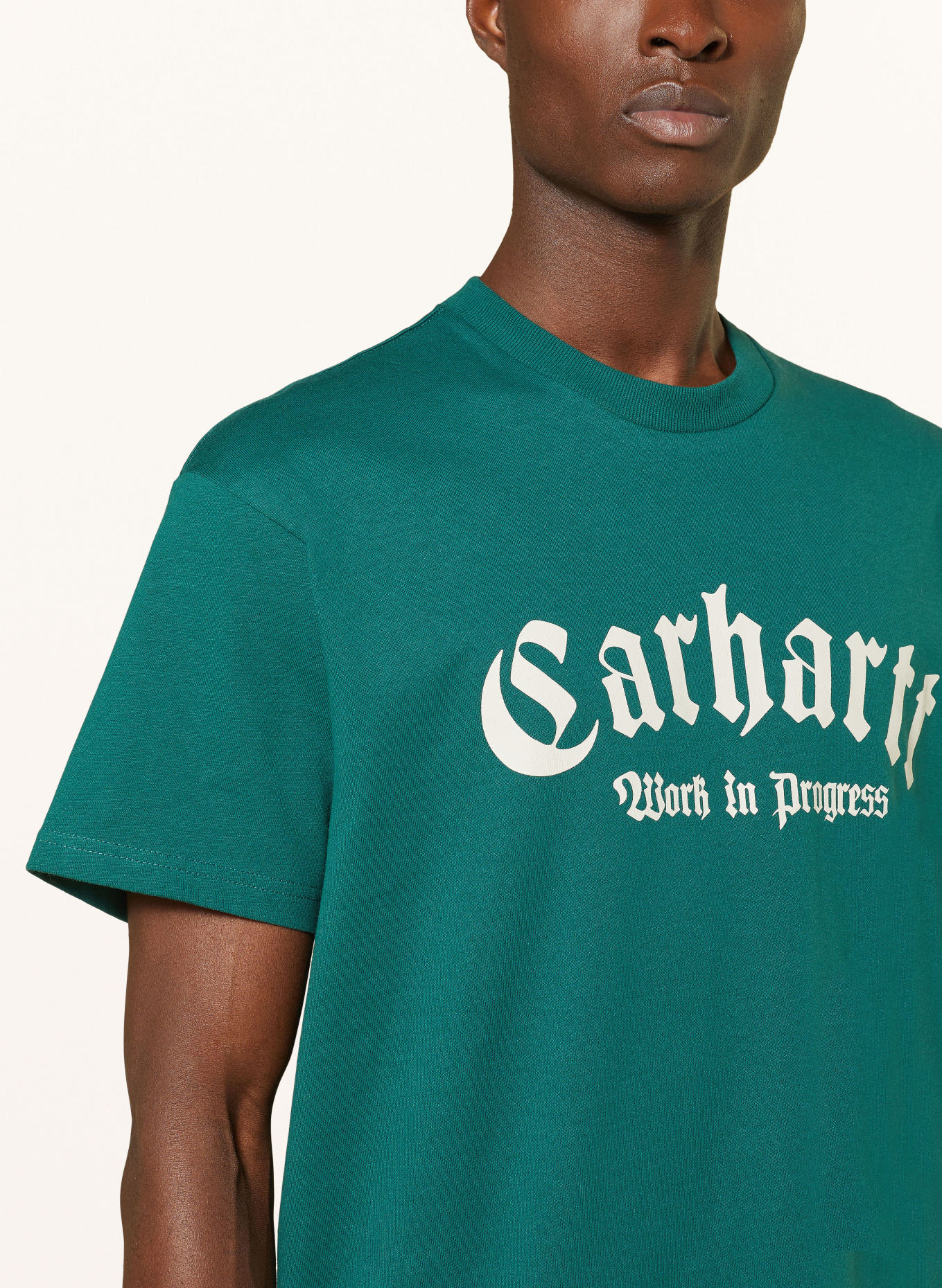 carhartt WIP T-shirt ONXY, Color: DARK GREEN (Image 4)