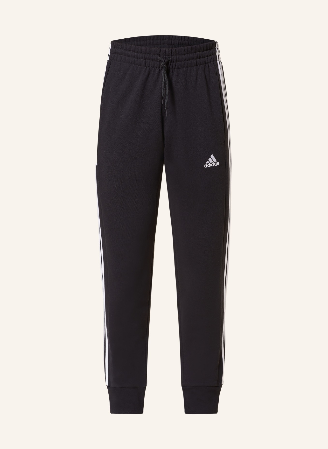 adidas Sweatpants, Color: BLACK/ WHITE (Image 1)
