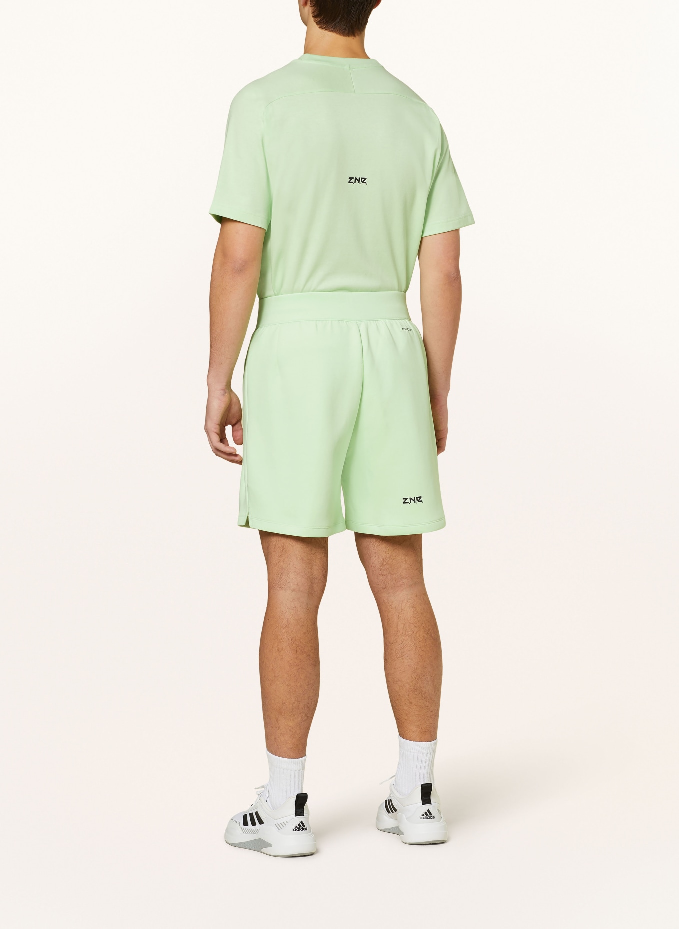 adidas Sweat shorts Z.N.E, Color: LIGHT GREEN (Image 3)