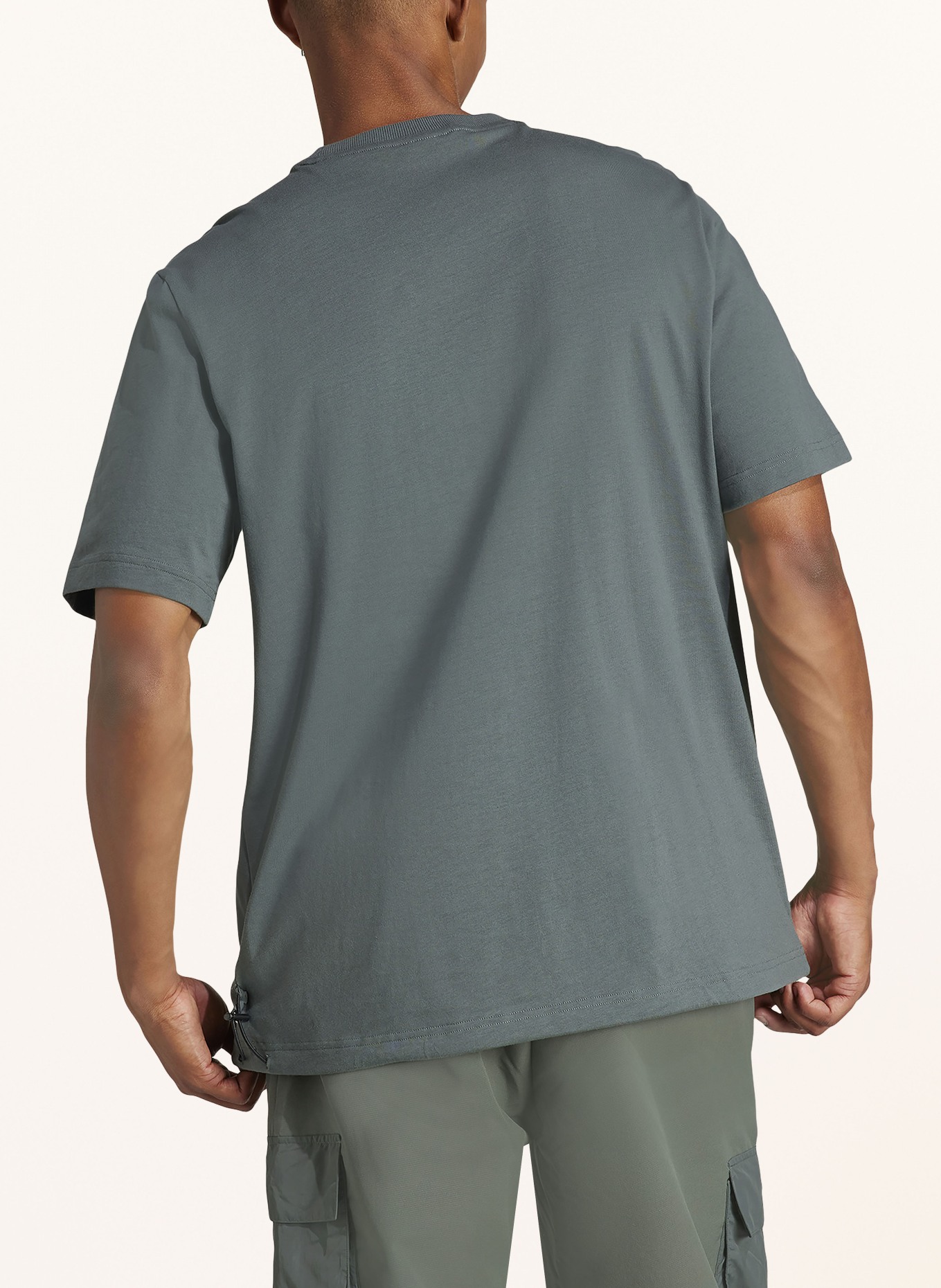 adidas T-shirt M CE Q1, Color: DARK GREEN (Image 3)