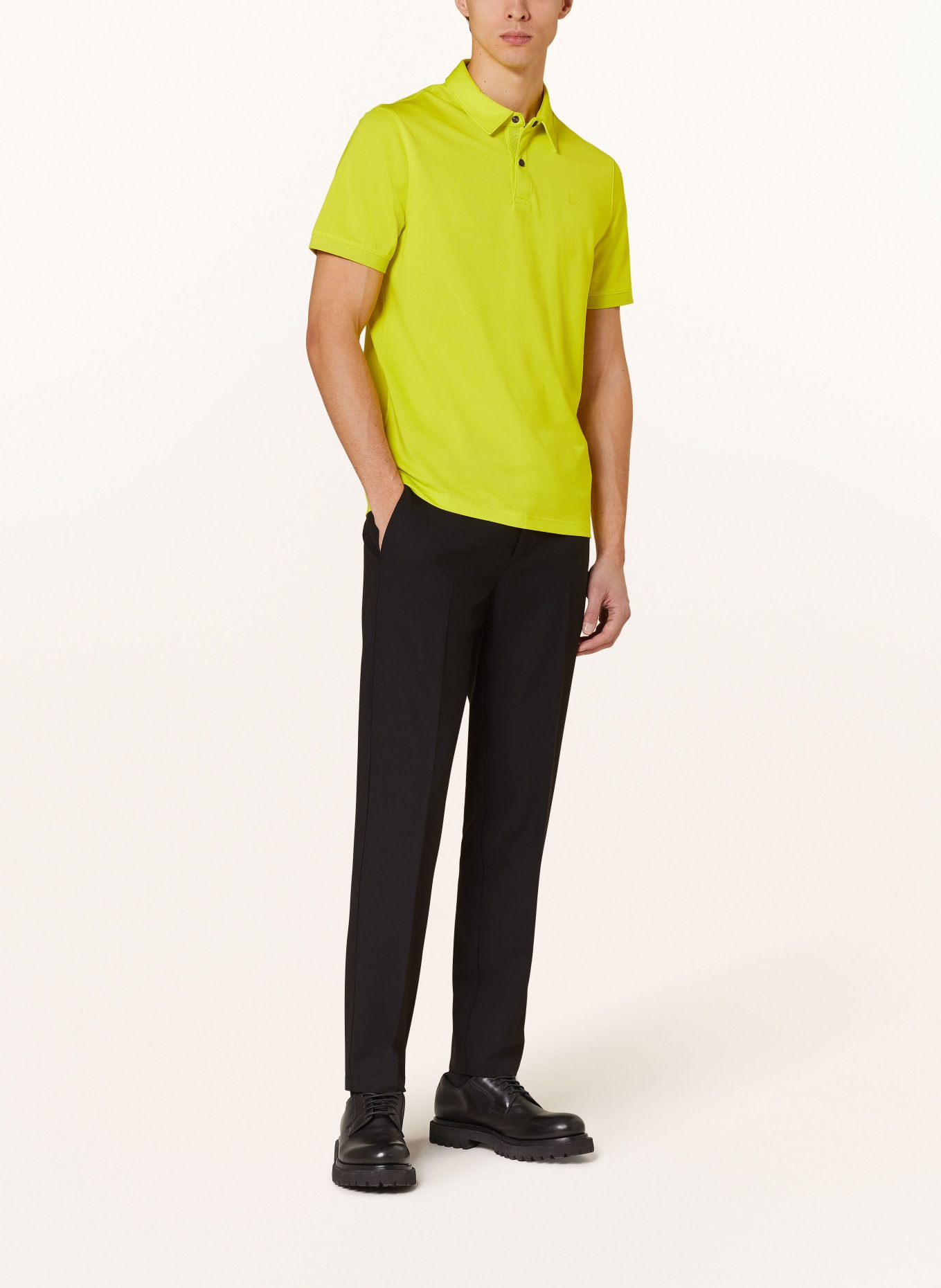 BOGNER Piqué-Poloshirt TIMO Regular Fit, Farbe: NEONGELB (Bild 2)