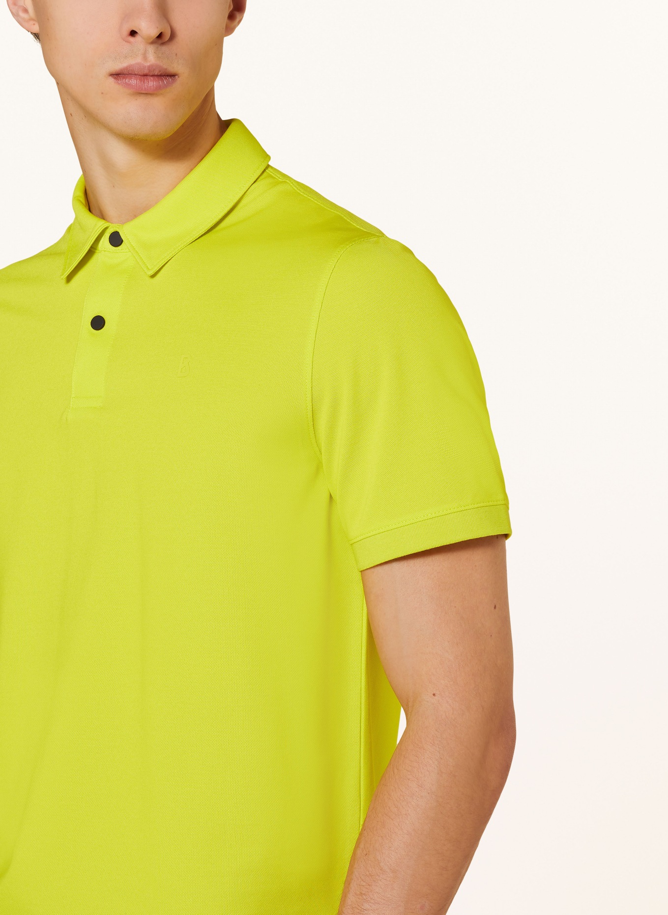 BOGNER Piqué-Poloshirt TIMO Regular Fit, Farbe: NEONGELB (Bild 4)