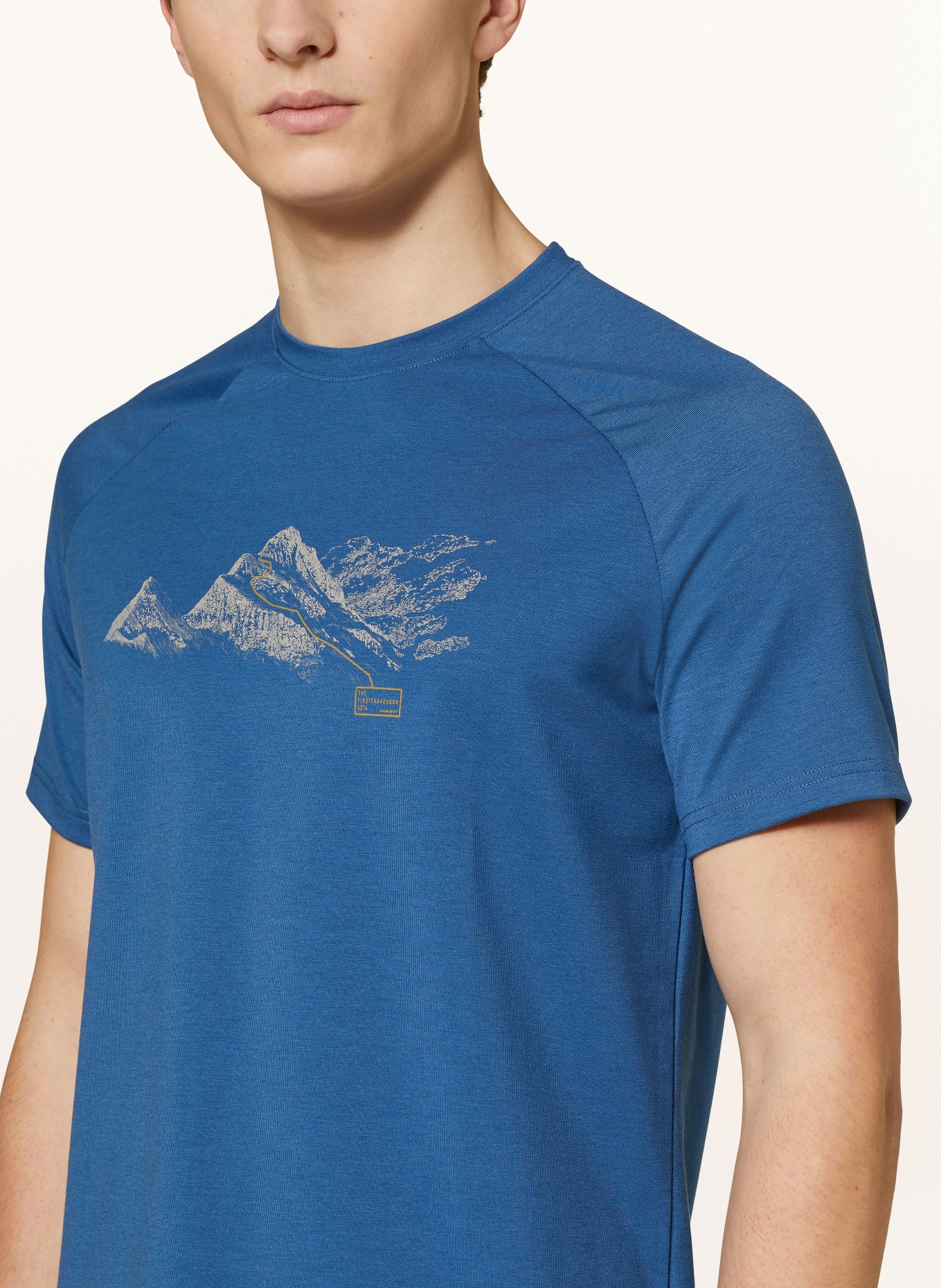 MAMMUT T-shirt MOUNTAIN, Color: BLUE (Image 4)