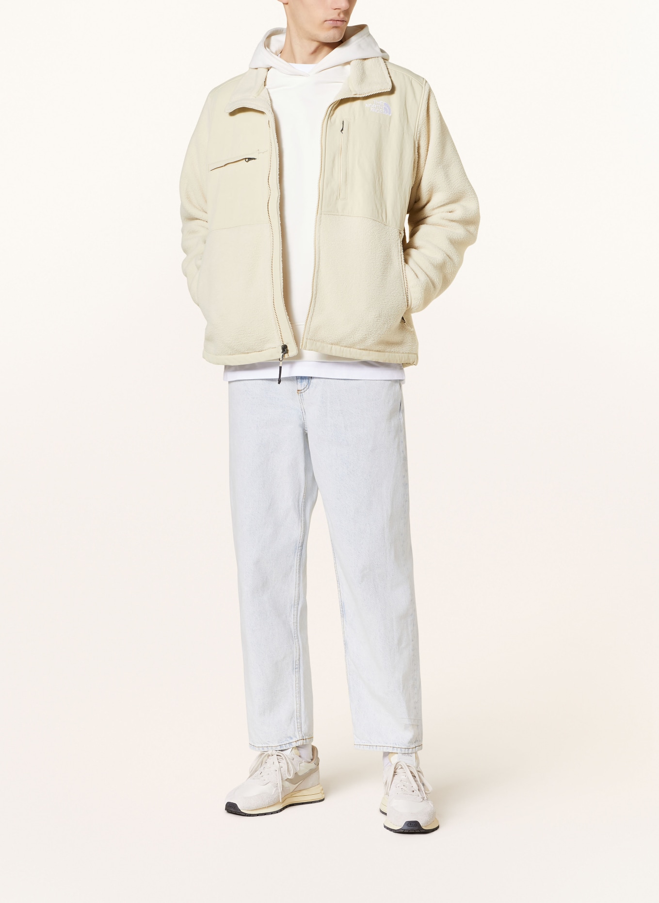 THE NORTH FACE Jacket DENALI with teddy, Color: LIGHT YELLOW (Image 2)
