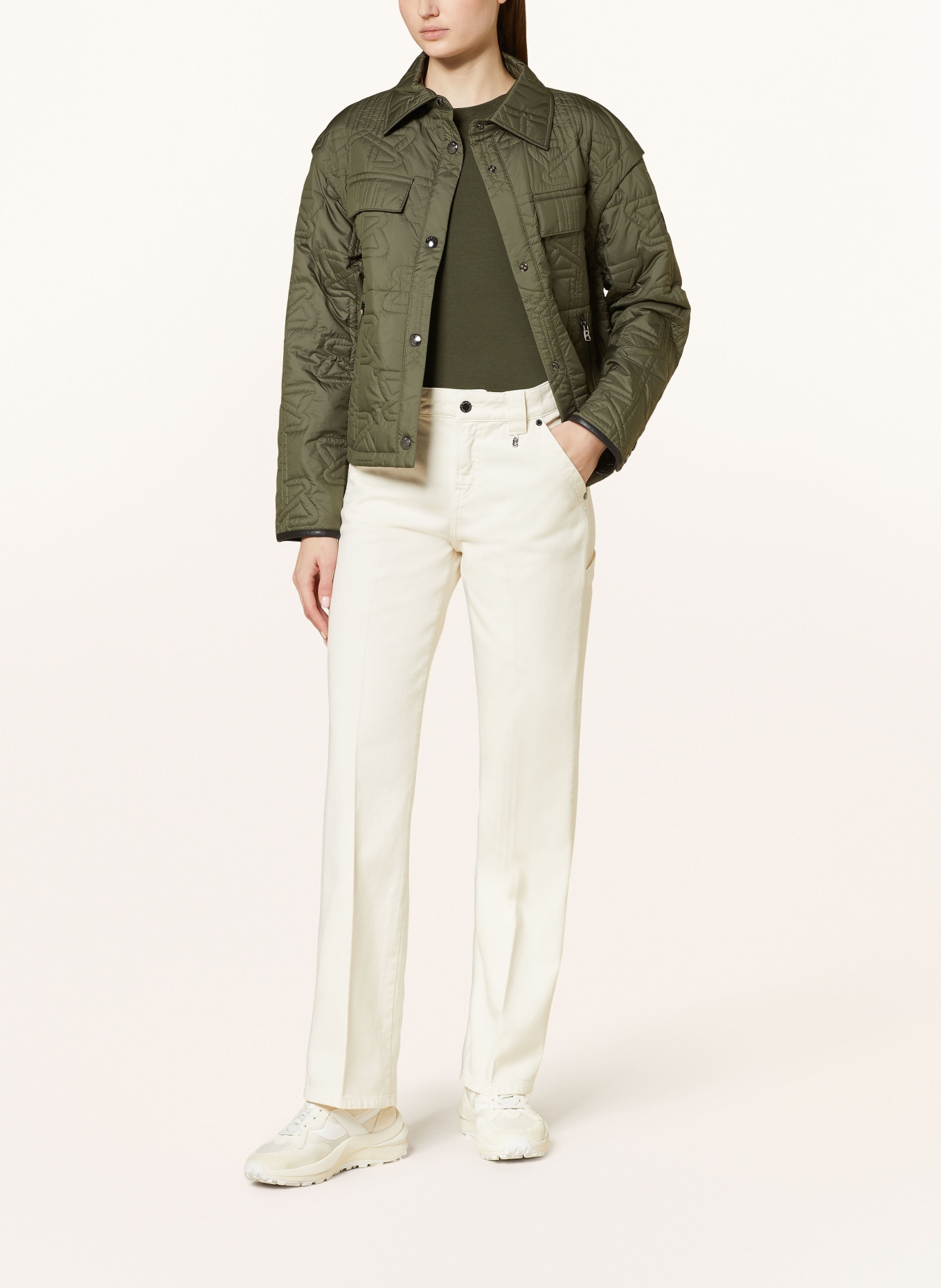 BOGNER Quilted jacket DILARA with detachable sleeves, Color: OLIVE (Image 2)