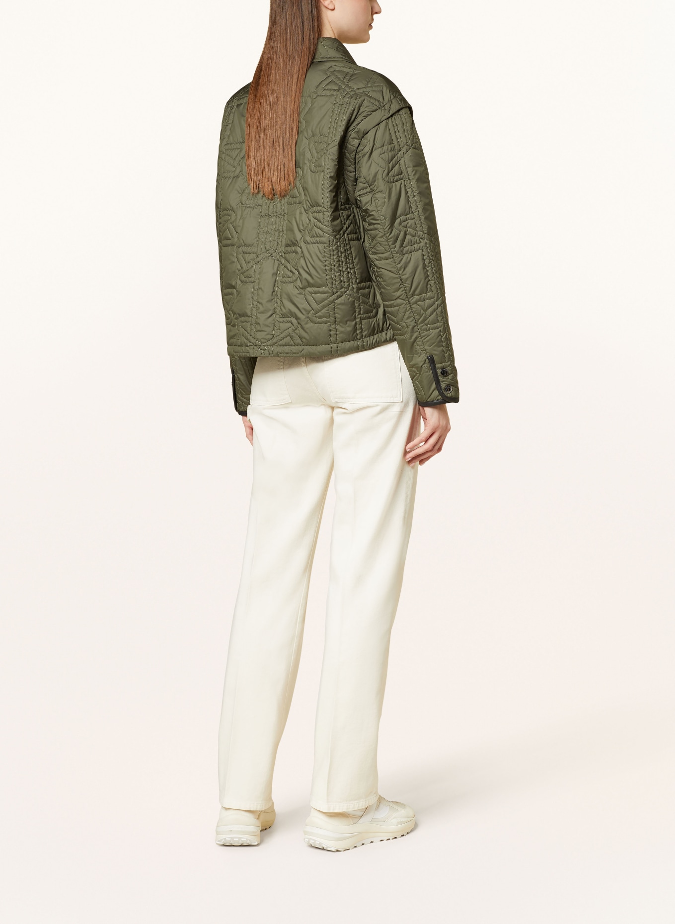 BOGNER Quilted jacket DILARA with detachable sleeves, Color: OLIVE (Image 4)