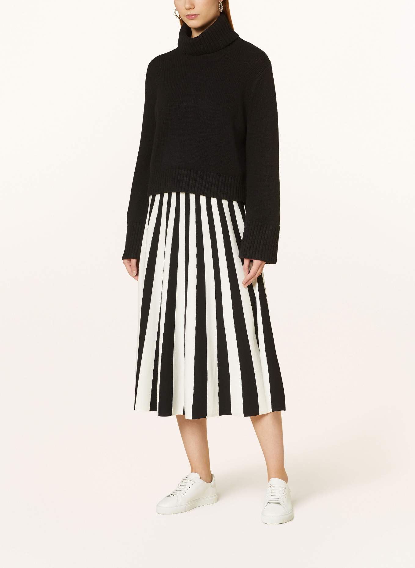 BOGNER Skirt MELANI, Color: BLACK/ WHITE (Image 2)