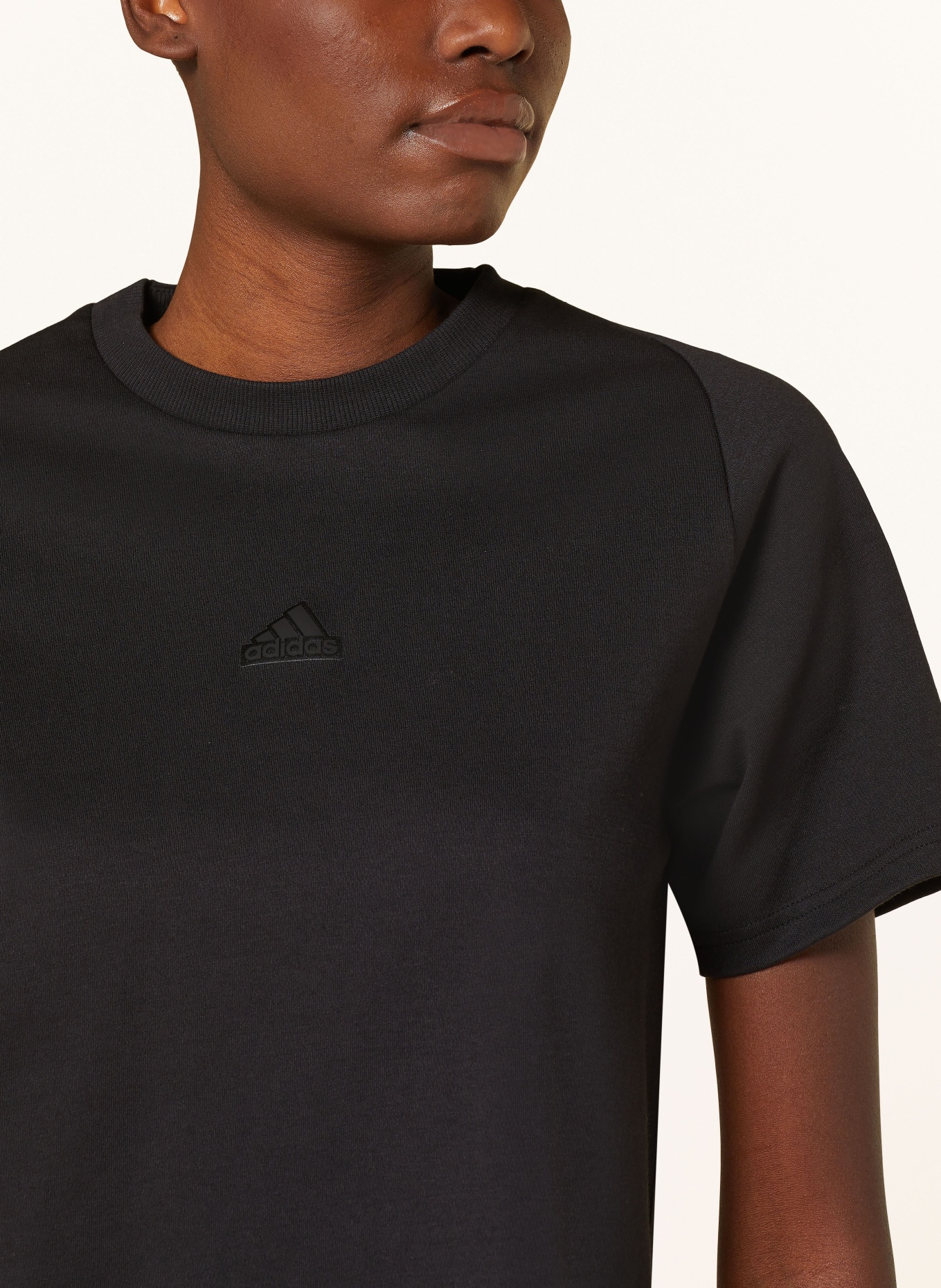 adidas T-Shirt mit Mesh, Farbe: SCHWARZ (Bild 4)