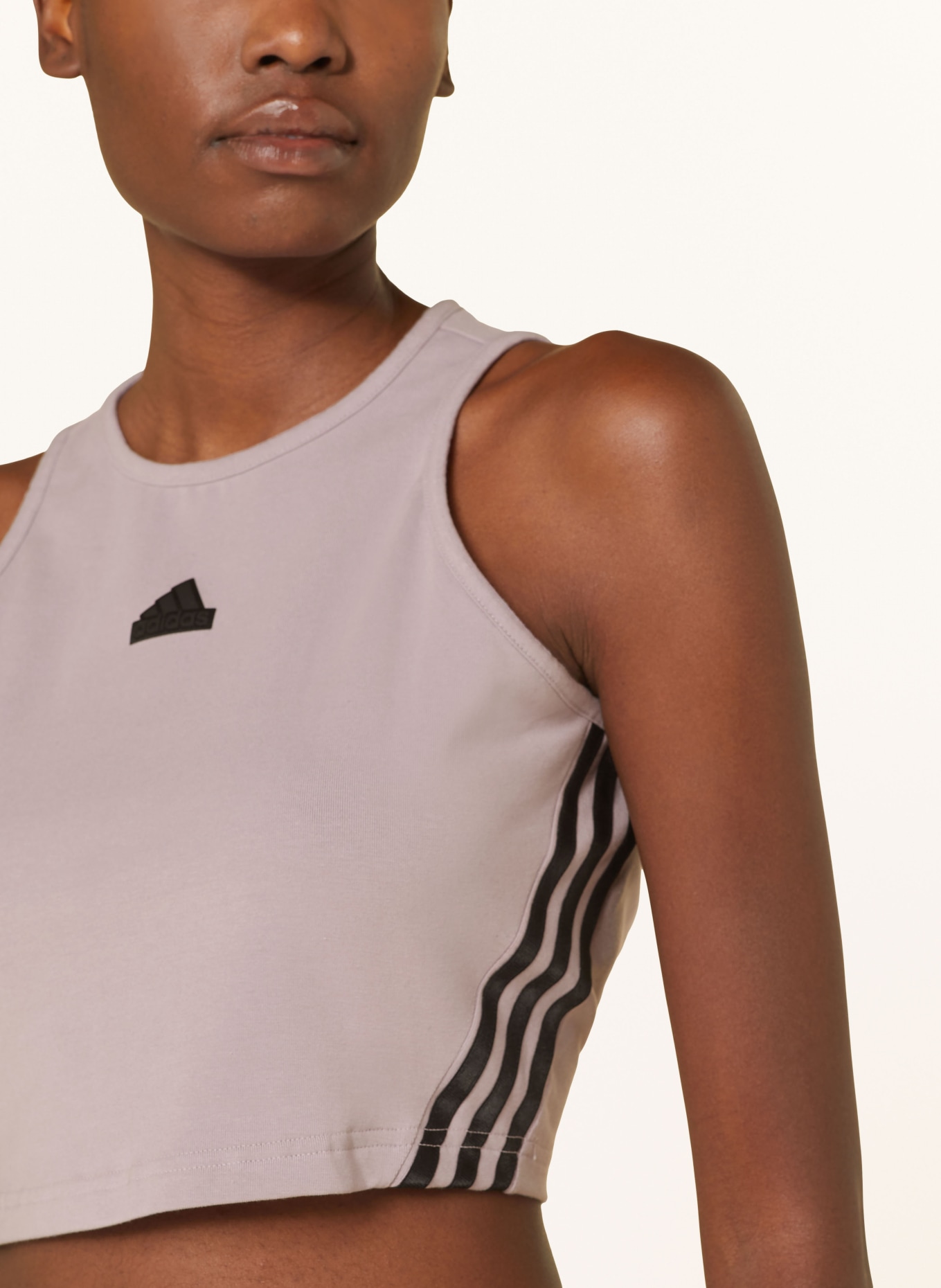 adidas Cropped top FUTURE ICONS, Color: LIGHT PURPLE (Image 4)