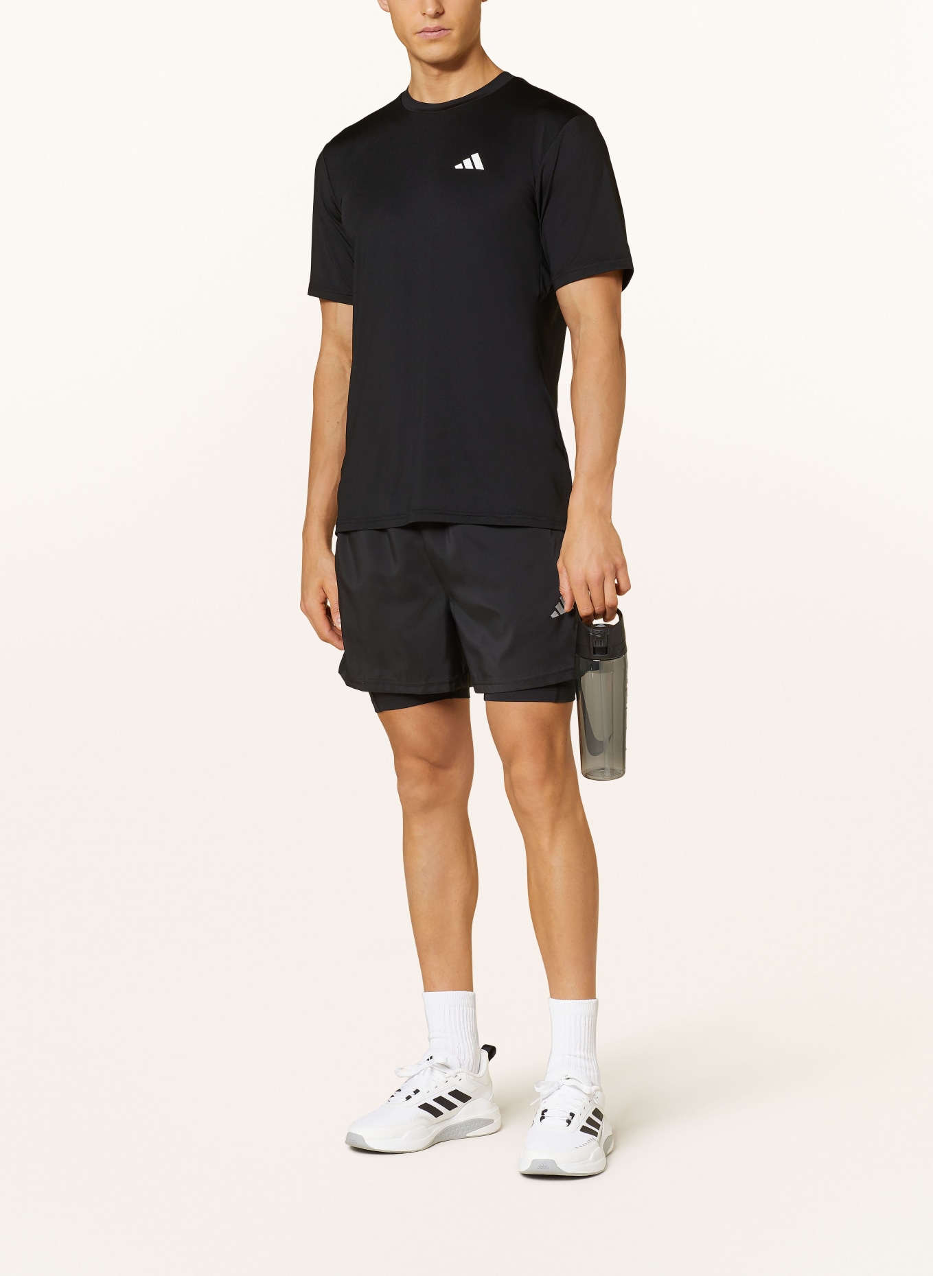 adidas T-shirt TRAIN ESSENTIALS, Color: BLACK (Image 2)
