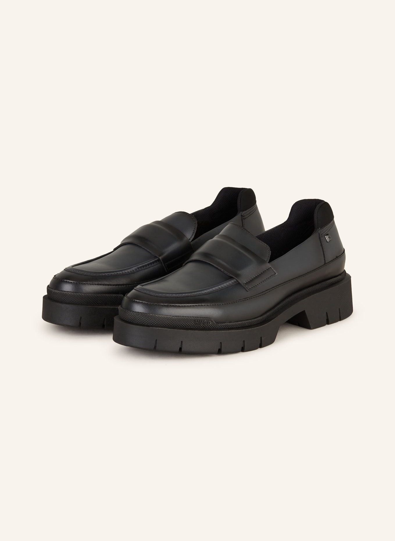 HUGO Loafers DENZEL, Color: BLACK (Image 1)