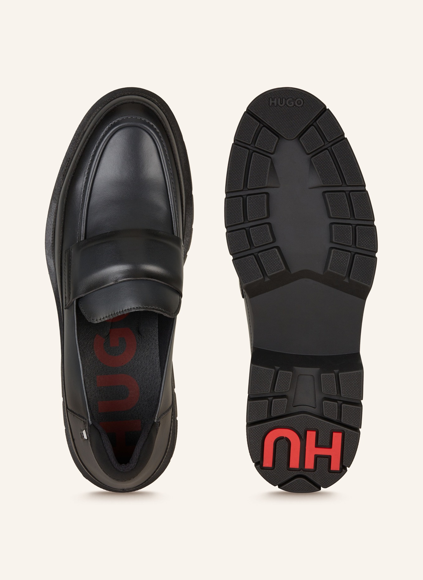 HUGO Loafers DENZEL, Color: BLACK (Image 5)