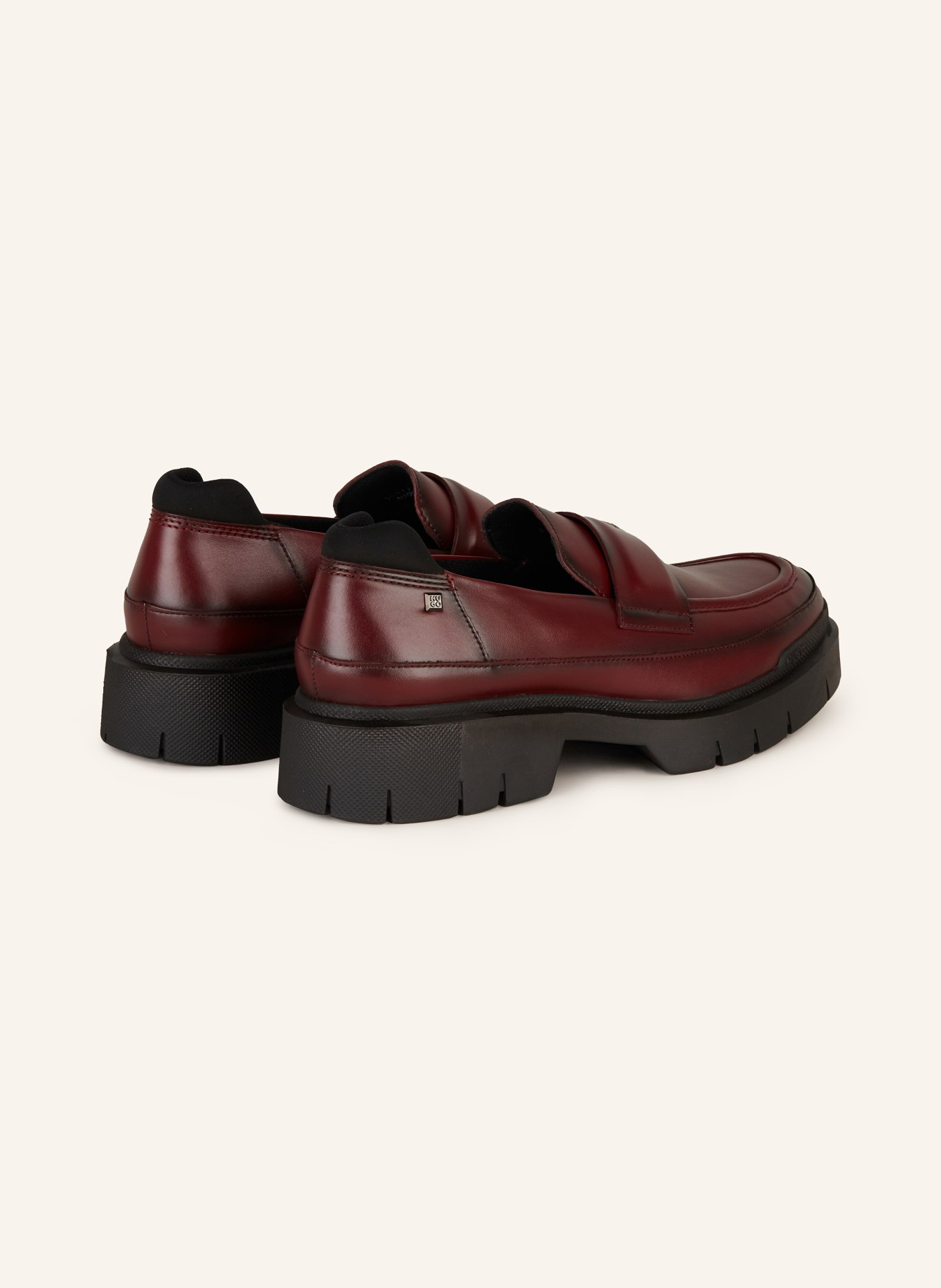 HUGO Loafers DENZEL, Color: DARK RED (Image 2)