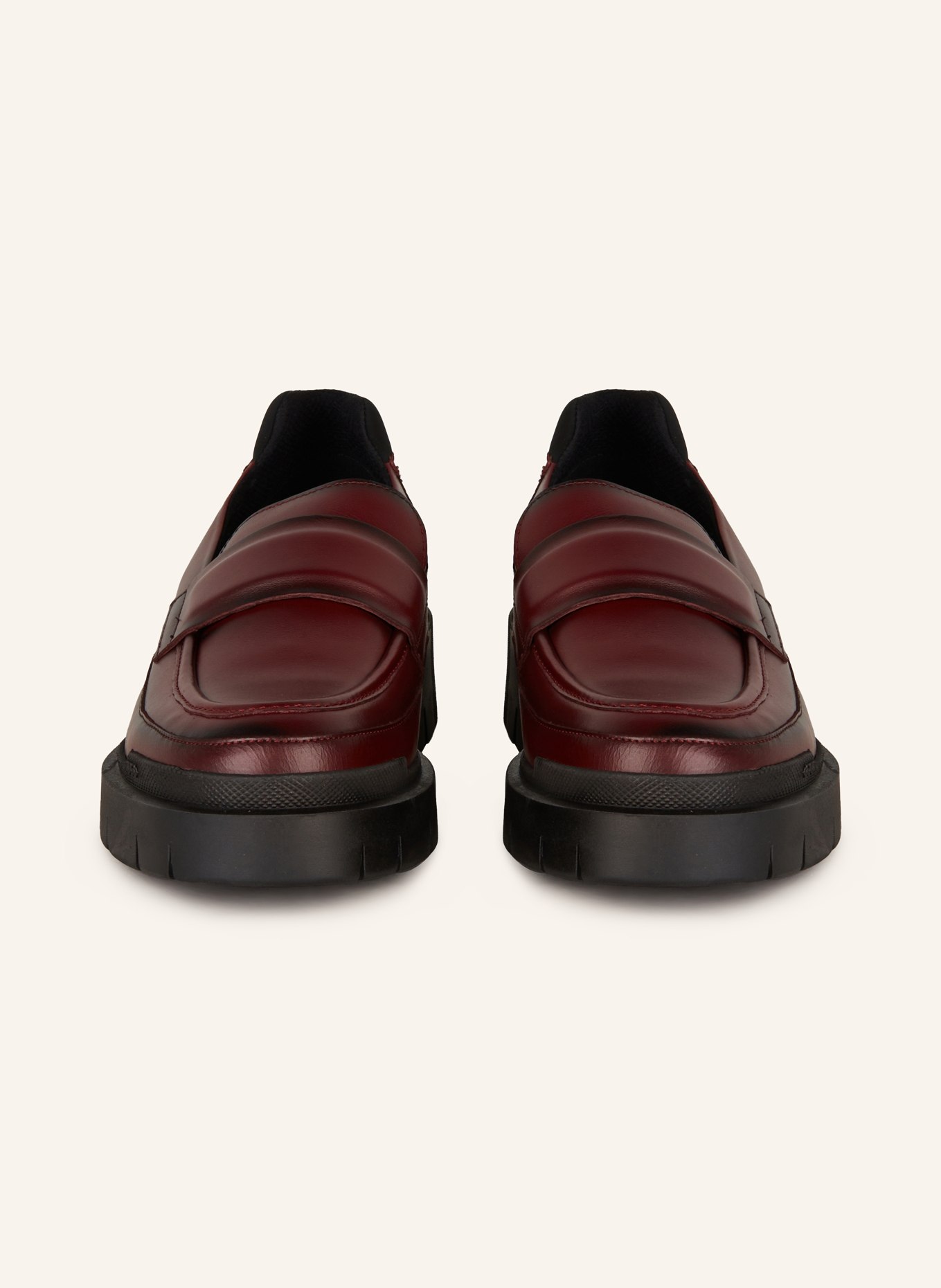 HUGO Loafers DENZEL, Color: DARK RED (Image 3)