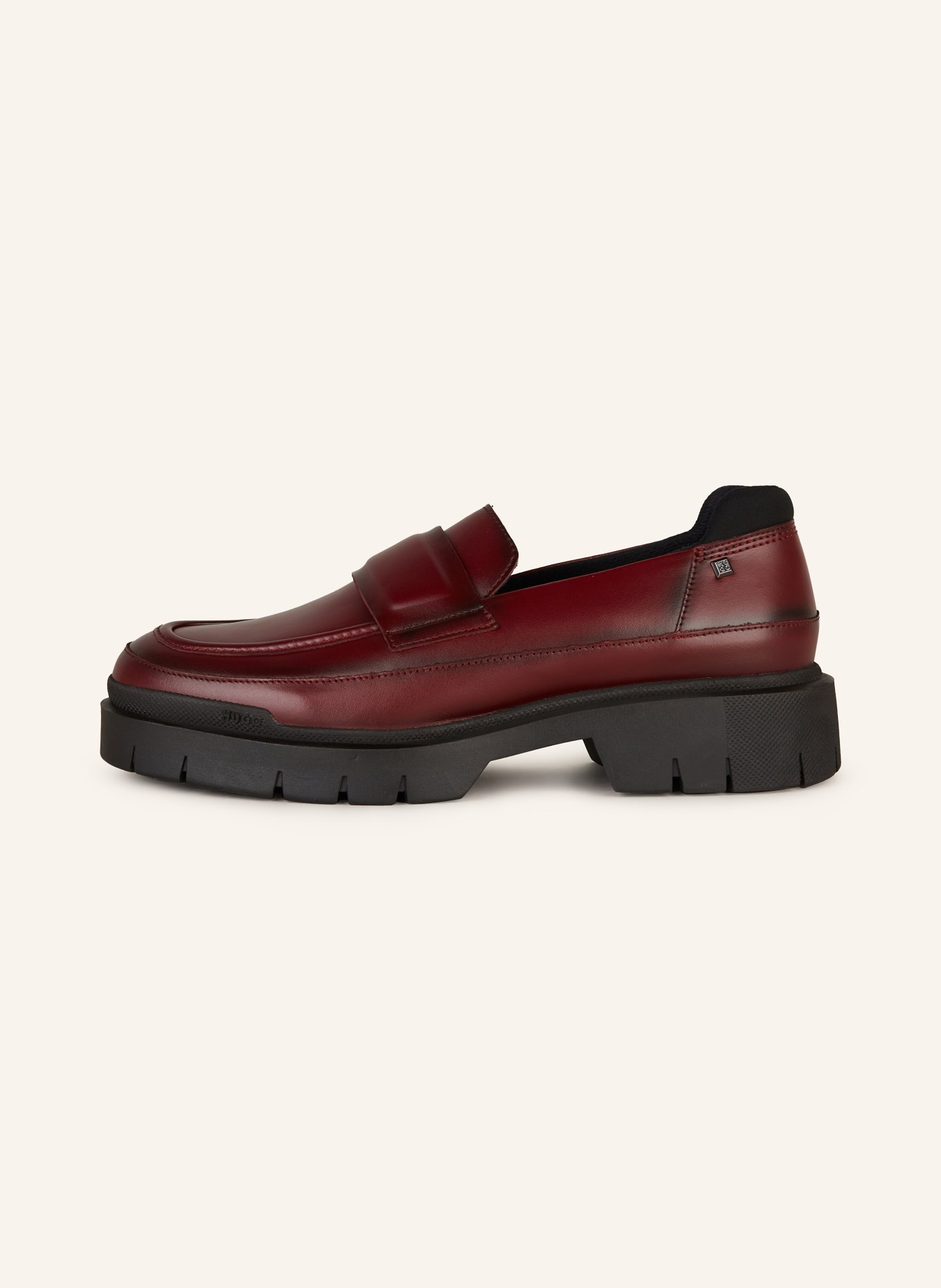 HUGO Loafers DENZEL, Color: DARK RED (Image 4)