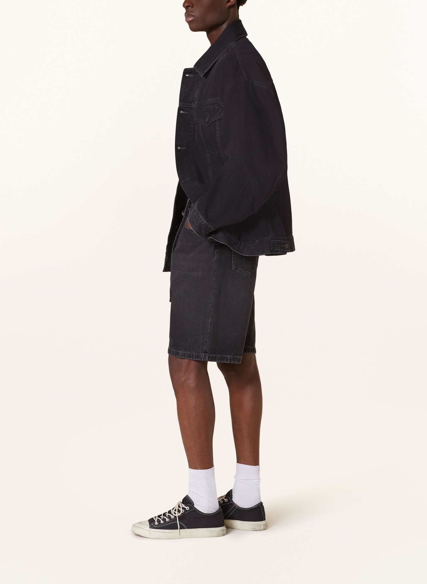 Acne Studios Džínové šortky, Barva: 900 BLACK (Obrázek 4)