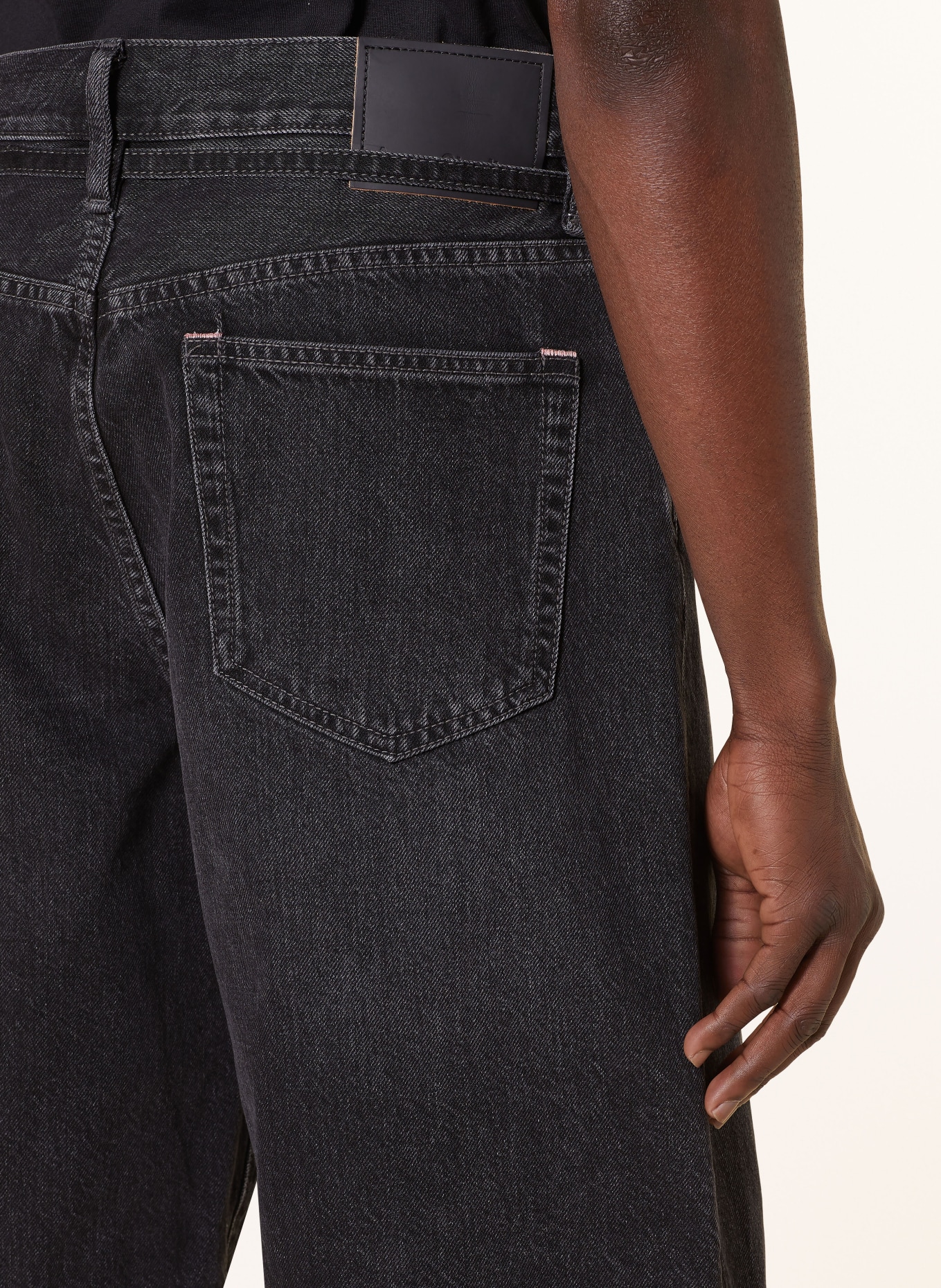 Acne Studios Szorty jeansowe, Kolor: 900 BLACK (Obrazek 6)