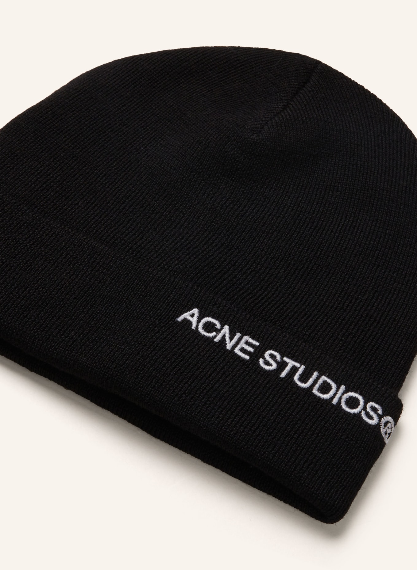 Acne Studios Beanie, Color: BLACK/ WHITE (Image 2)