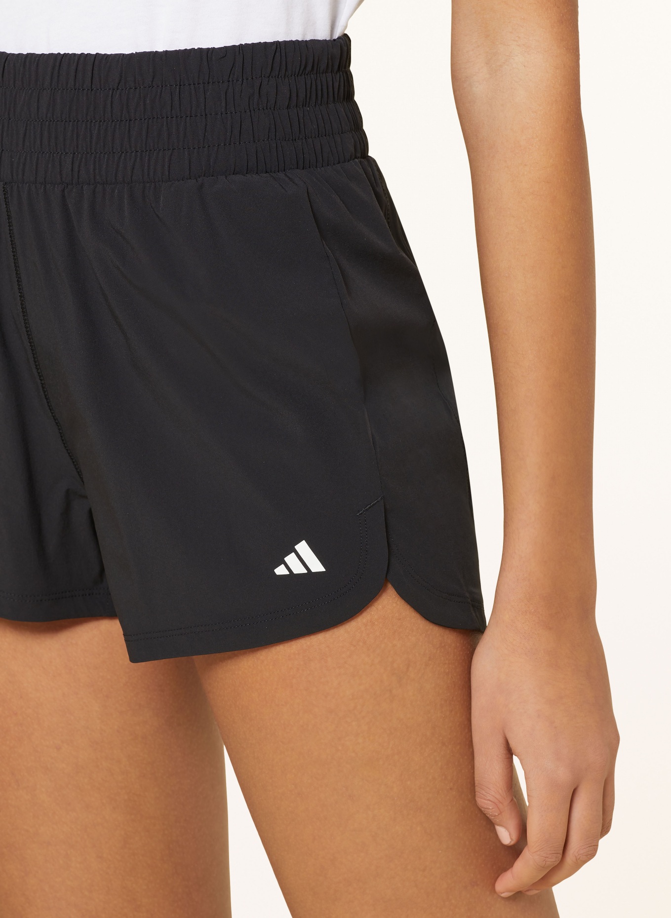 adidas Trainingsshorts PACER, Farbe: SCHWARZ (Bild 5)