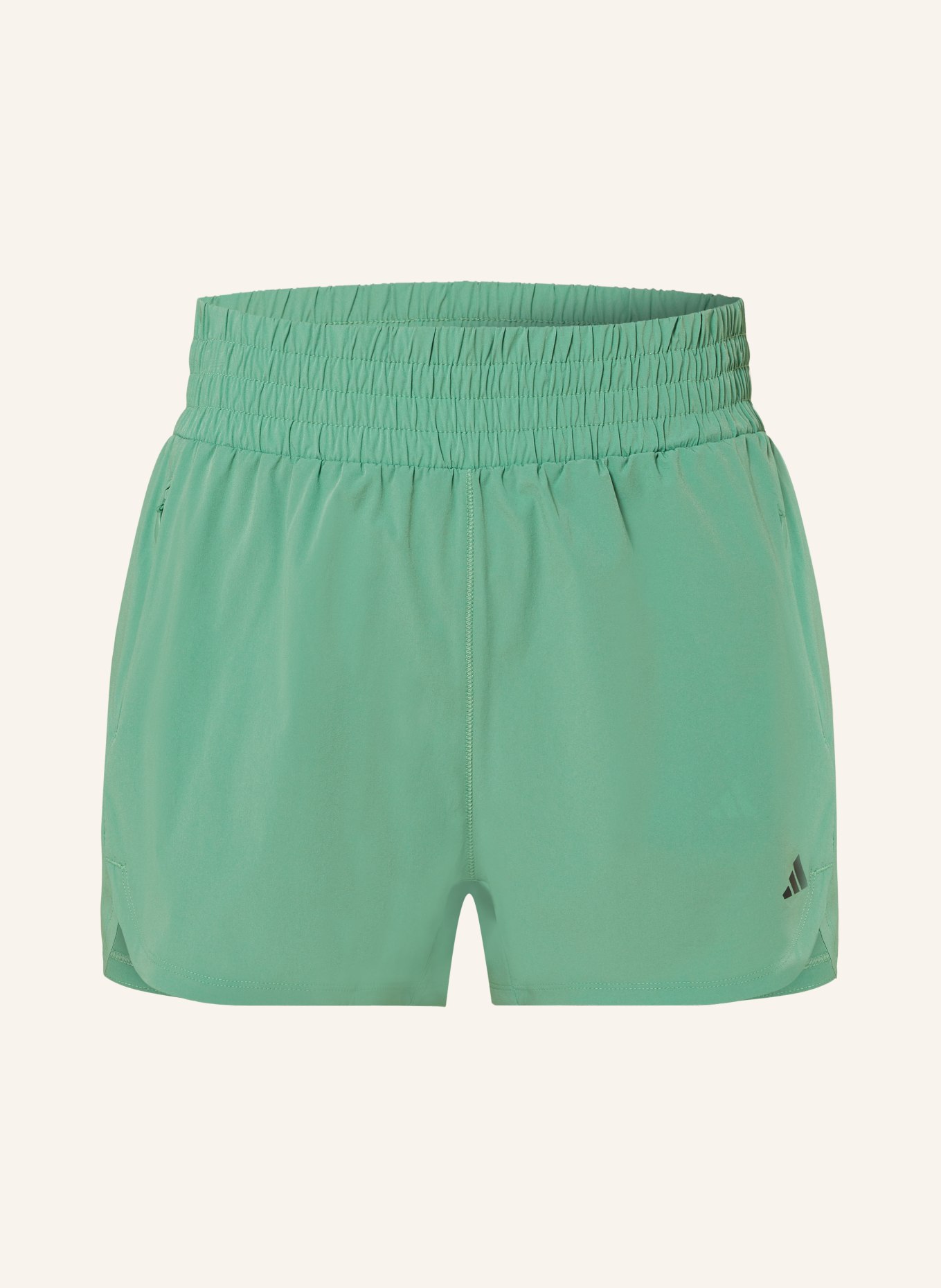 adidas Training shorts PACER LUX, Color: GREEN (Image 1)