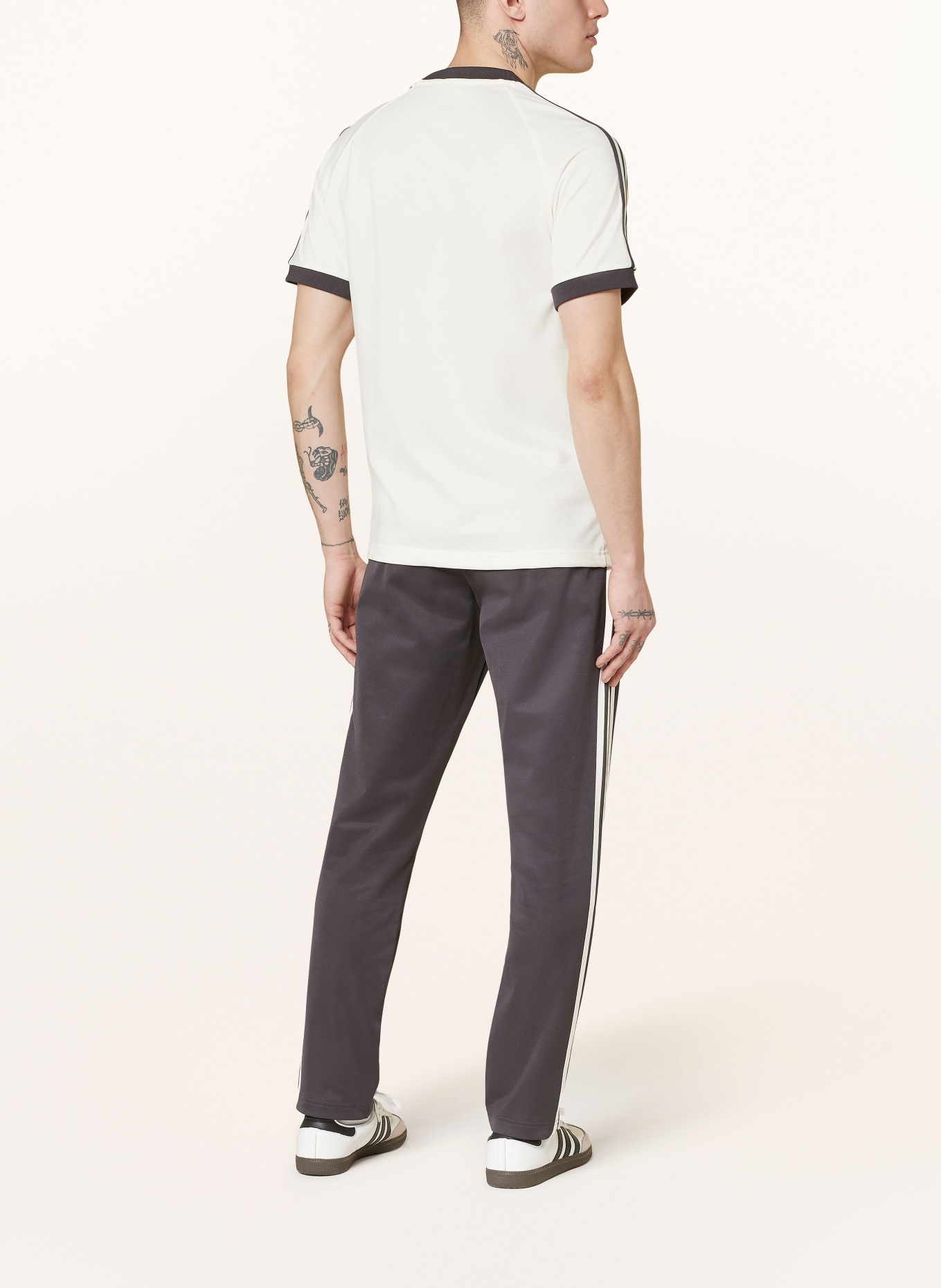 adidas Originals Spodnie dresowe, Kolor: CZIEMNOSZARY/ ECRU (Obrazek 3)
