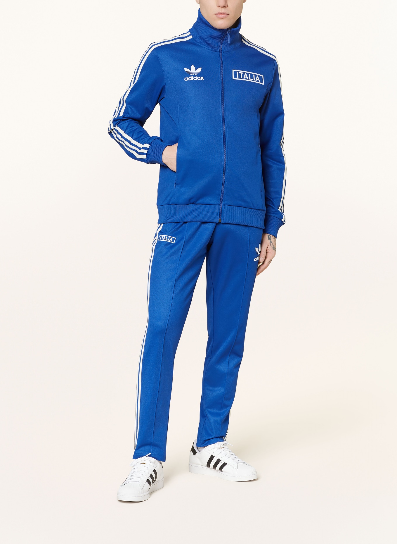 adidas Originals Training jacket ITALIEN BECKENBAUER, Color: BLUE (Image 2)
