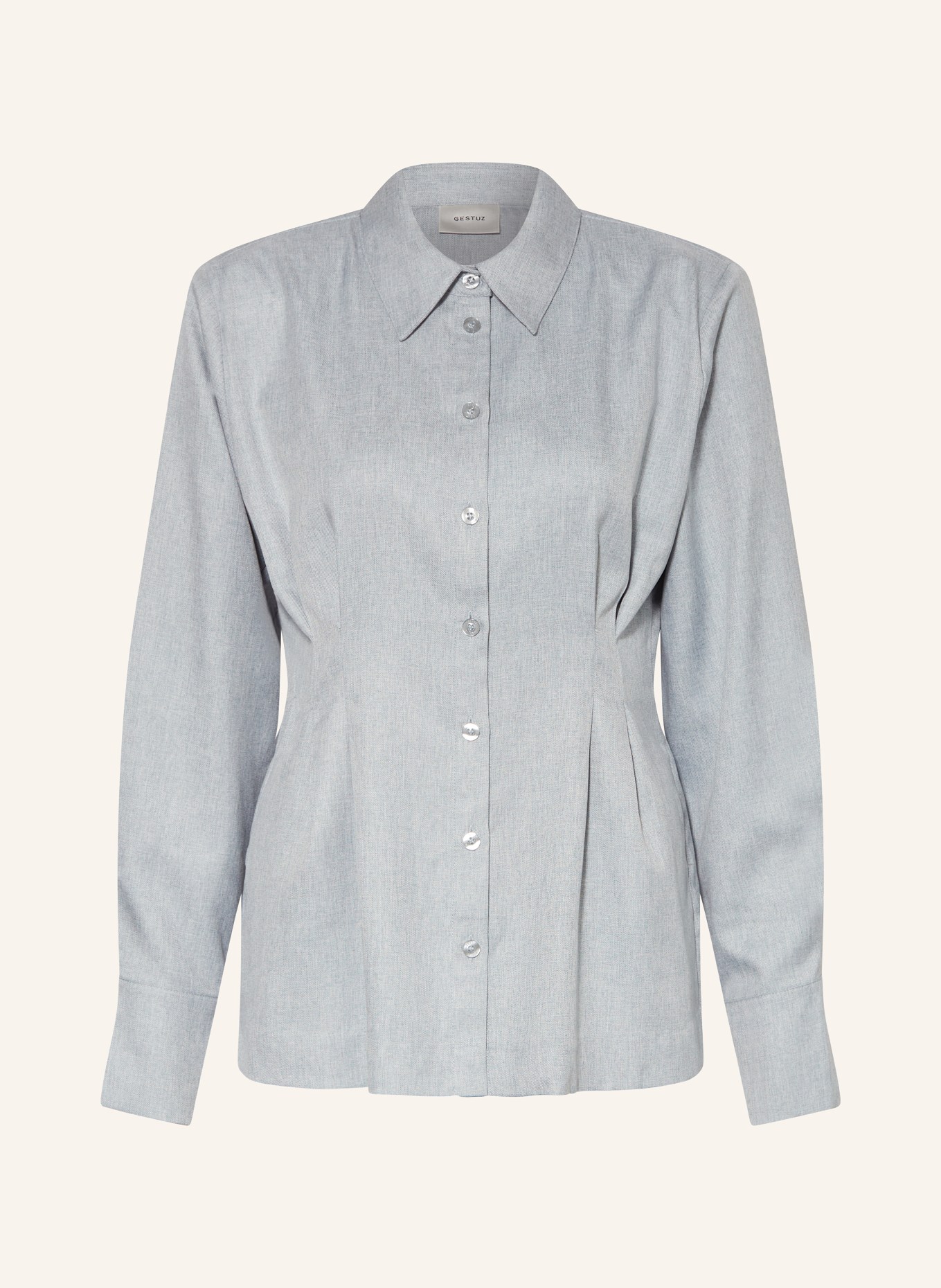 GESTUZ Shirt blouse CIMMAGZ, Color: BLUE GRAY (Image 1)
