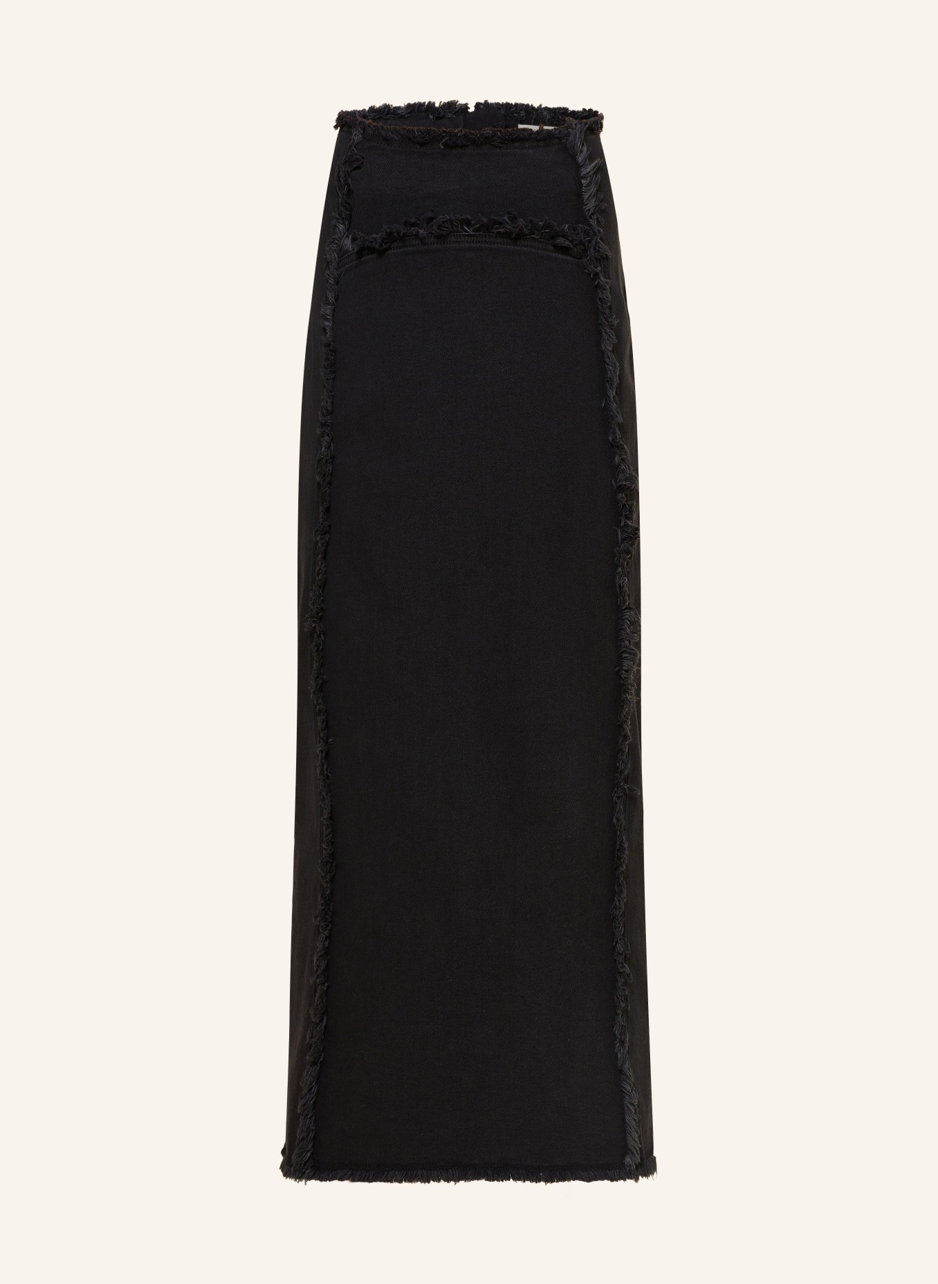 GESTUZ Denim skirt CATIAGZ, Color: 100017 Black (Image 1)