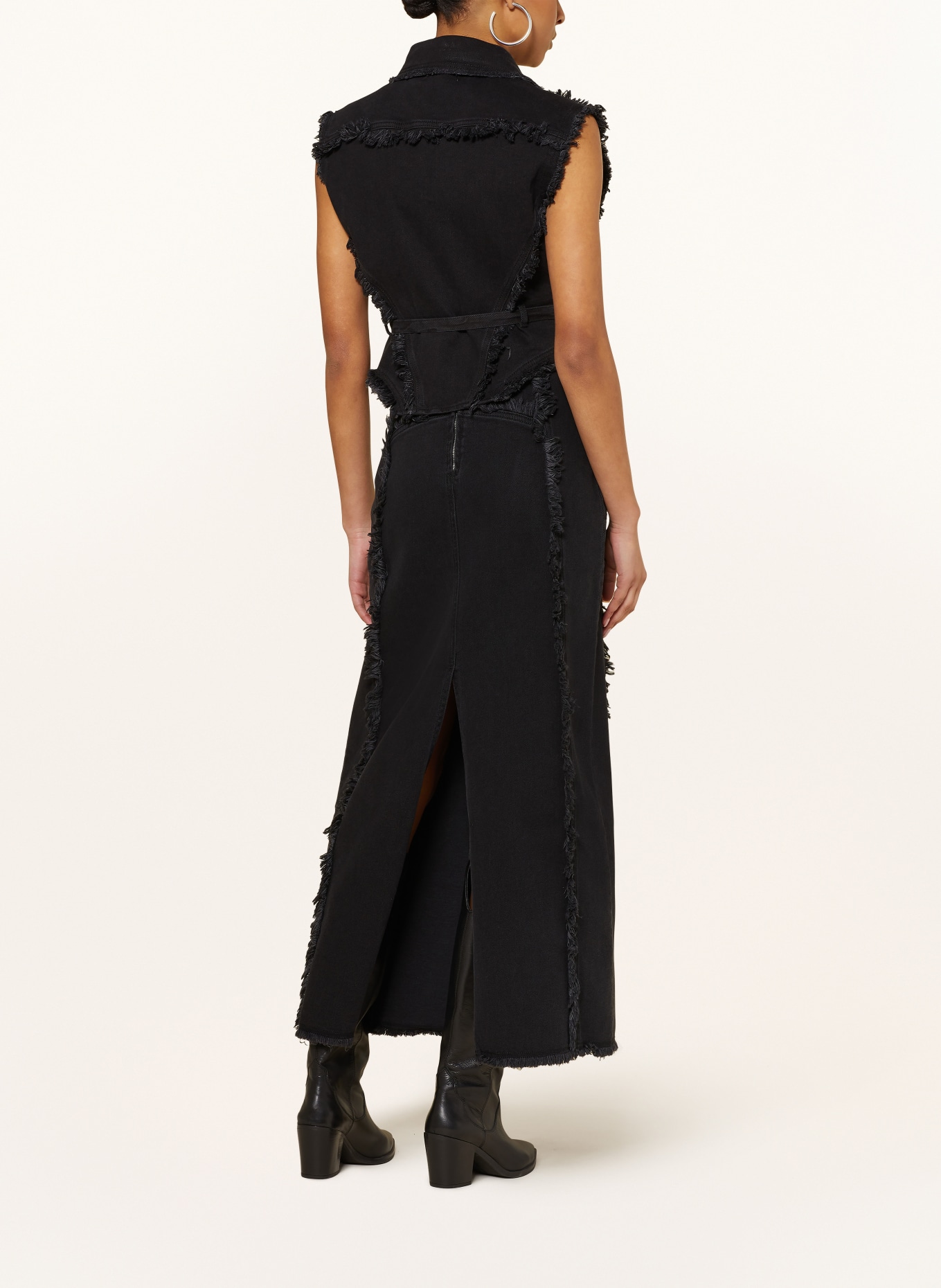 GESTUZ Denim skirt CATIAGZ, Color: 100017 Black (Image 3)