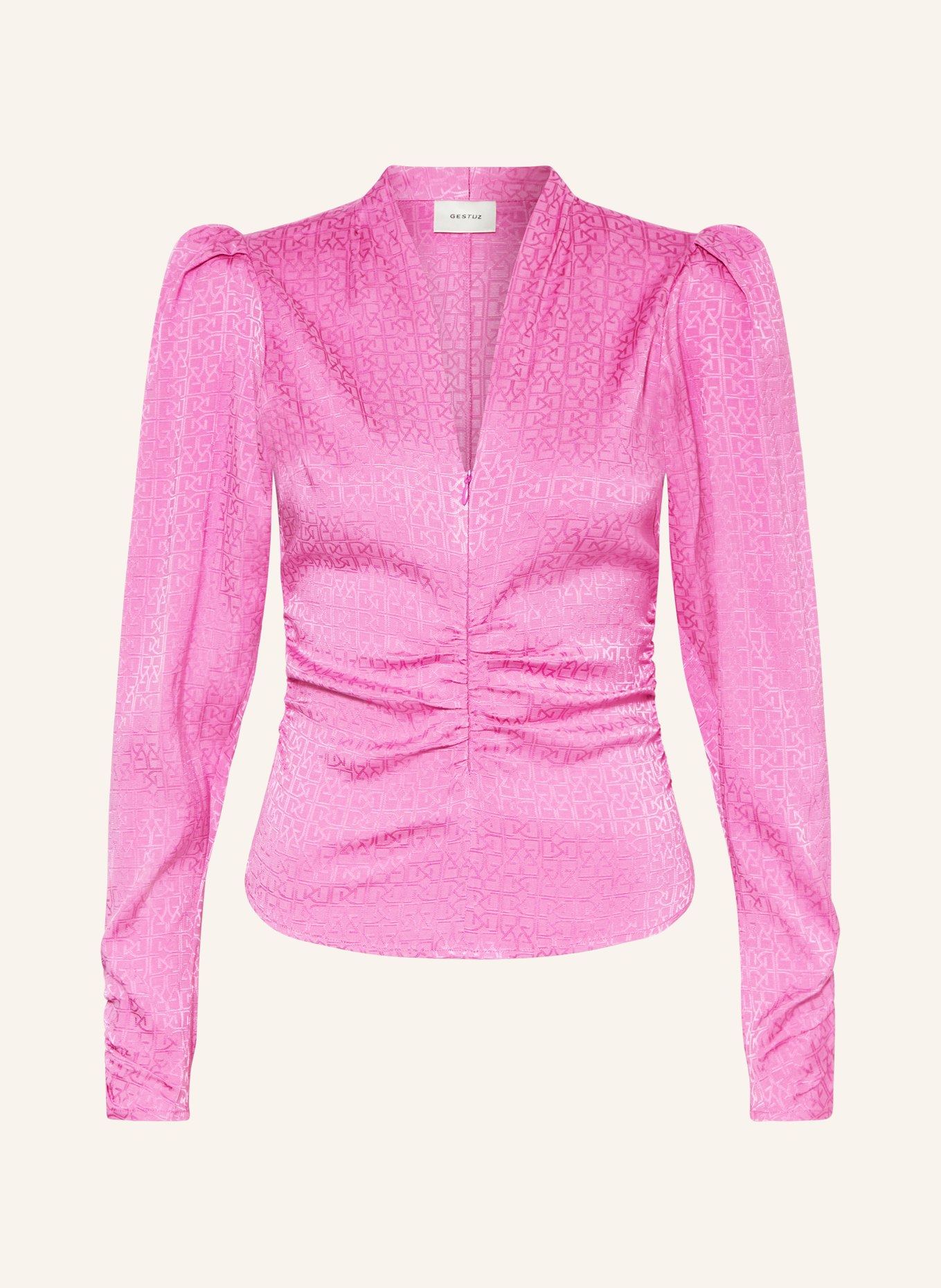 GESTUZ Shirt blouse BRINAGZ in satin, Color: PINK (Image 1)