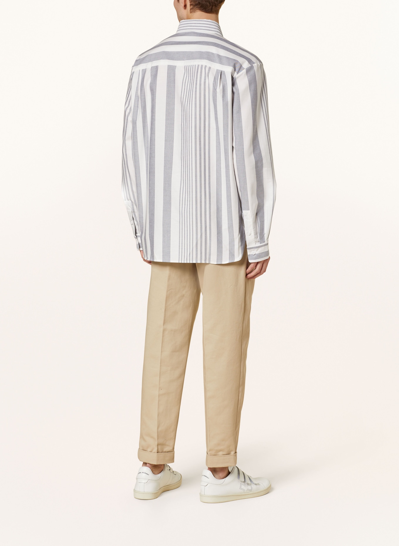 A.P.C. Shirt MATEO comfort fit, Color: WHITE/ GRAY (Image 3)