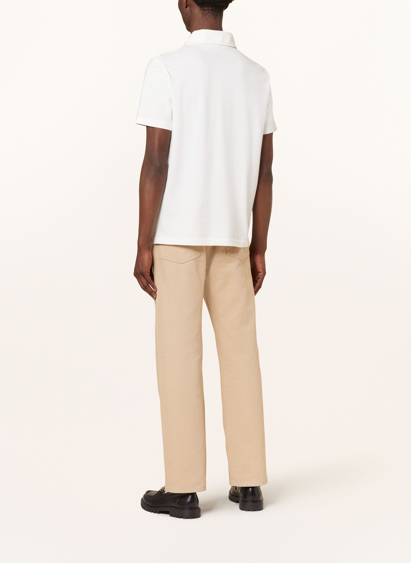 A.P.C. Piqué polo shirt AUSTIN, Color: WHITE (Image 3)