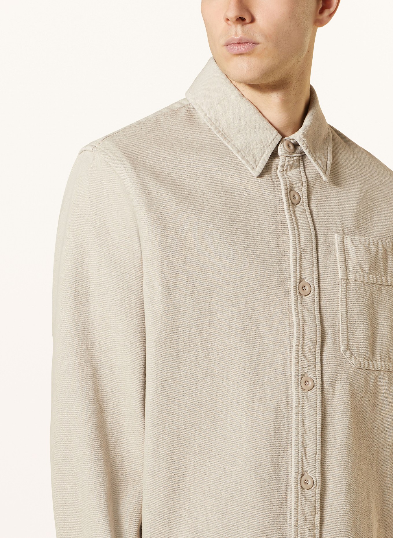 A.P.C. Shirt BASILE comfort fit, Color: TAUPE (Image 4)