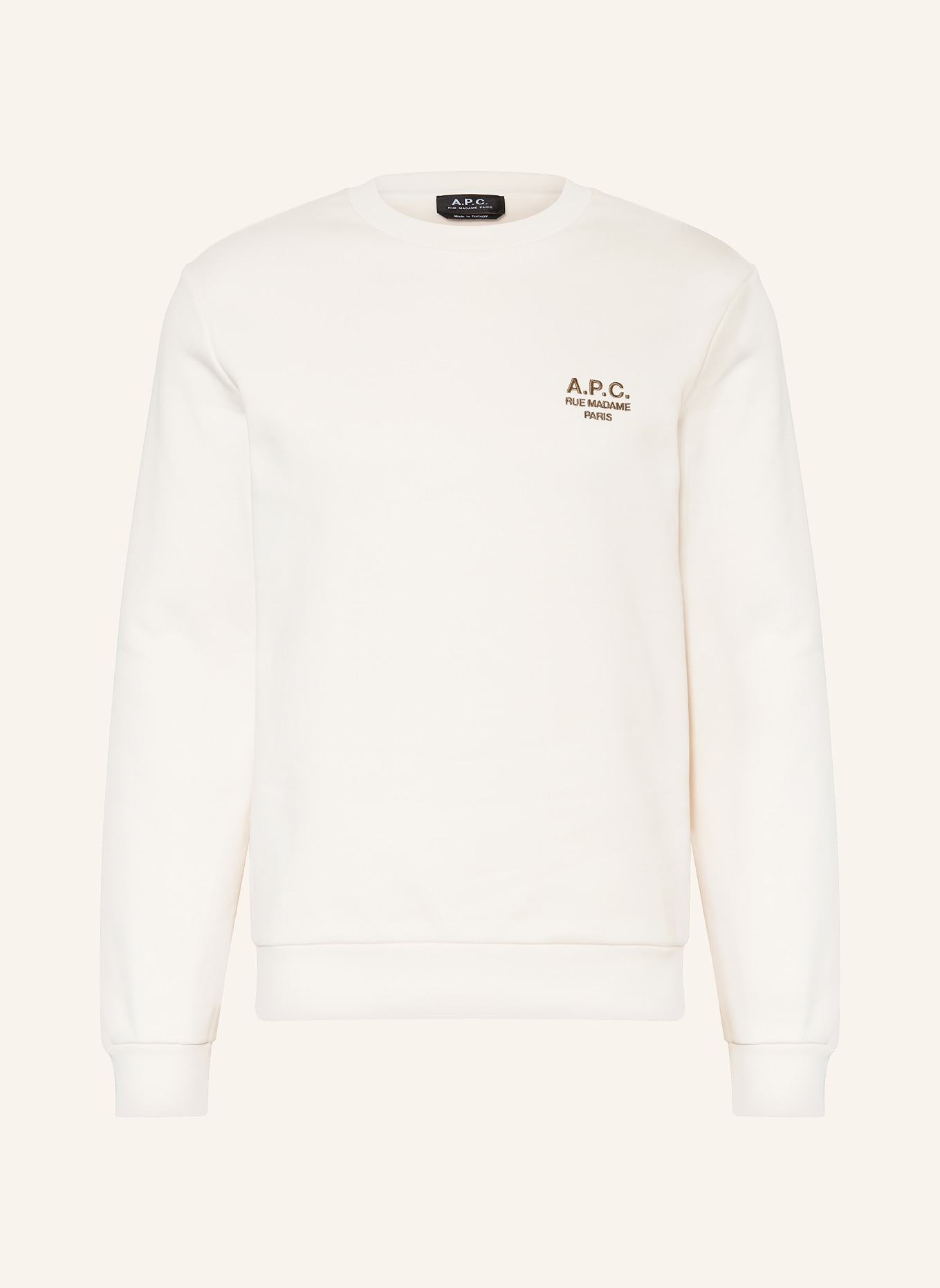 A.P.C. Sweatshirt RIDER, Color: ECRU (Image 1)