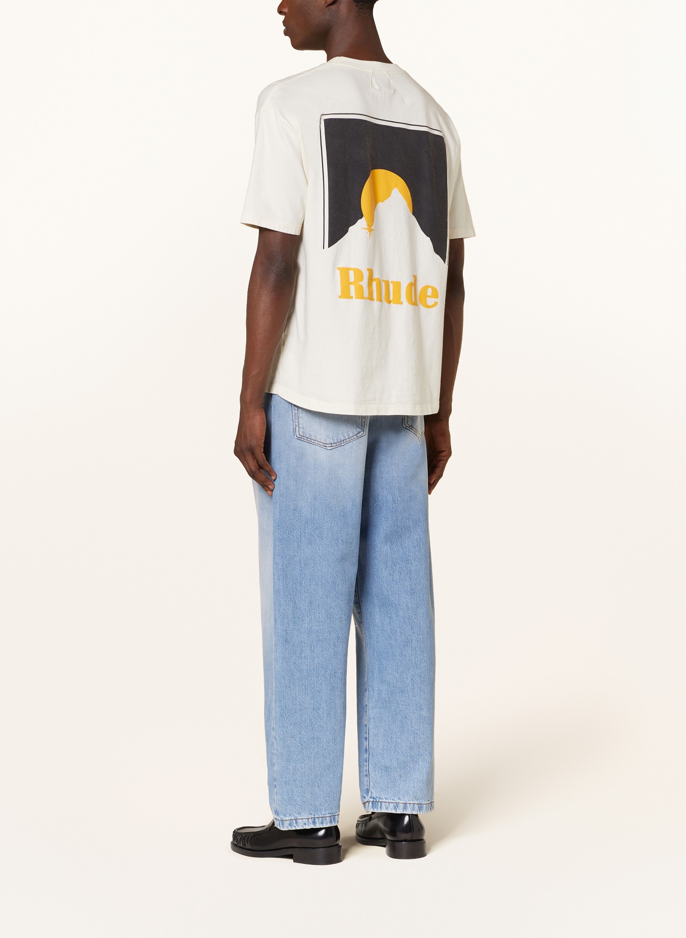 RHUDE T-shirt MOONLIGHT, Kolor: ECRU (Obrazek 3)