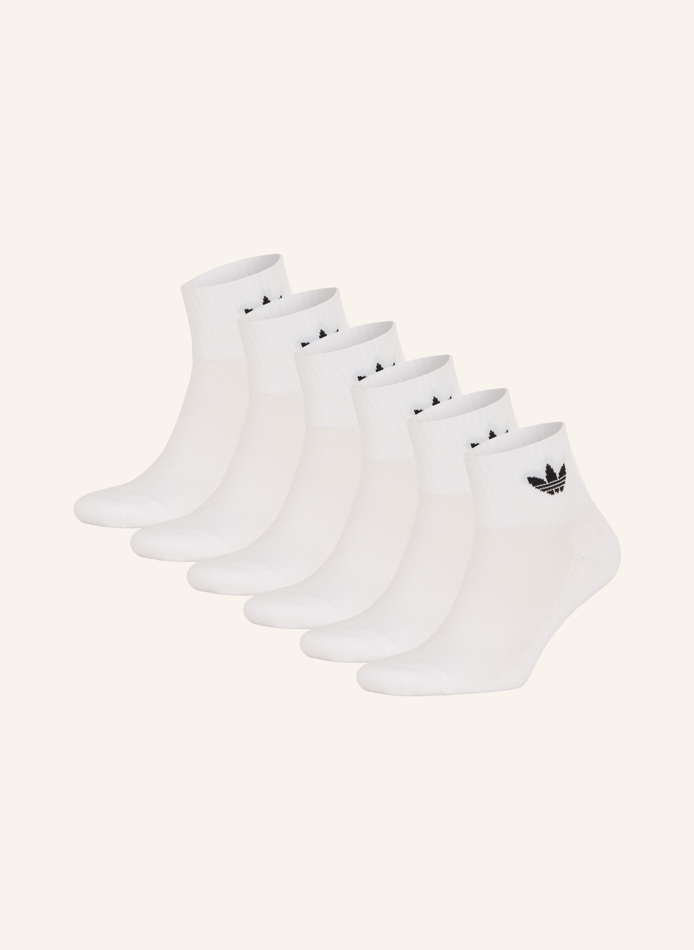 adidas Originals 6er-Pack Socken, Farbe: WHITE (Bild 1)