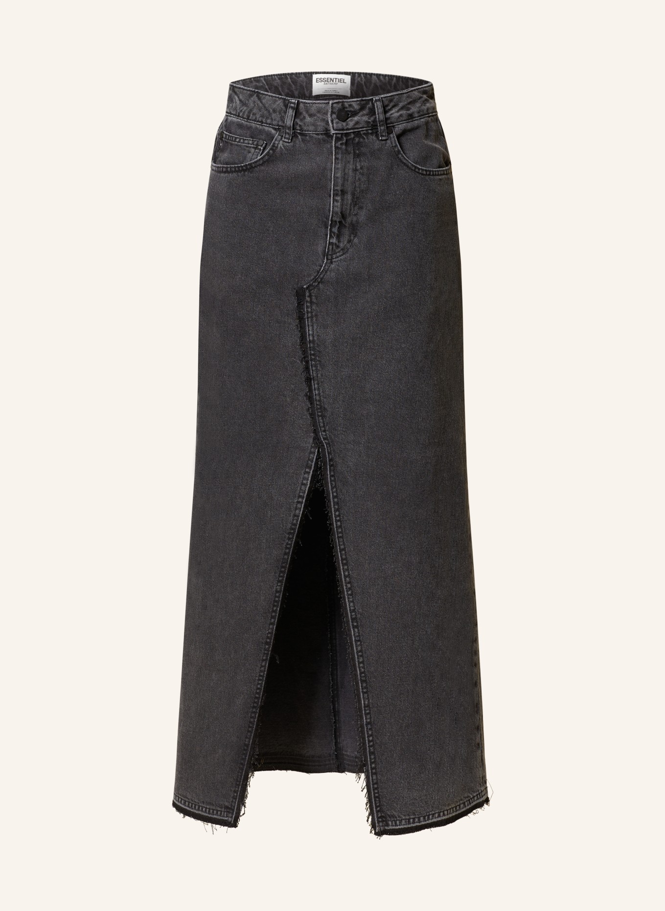 ESSENTIEL ANTWERP Spódnica jeansowa EWINTER, Kolor: E1BL Combo1 Black (Obrazek 1)