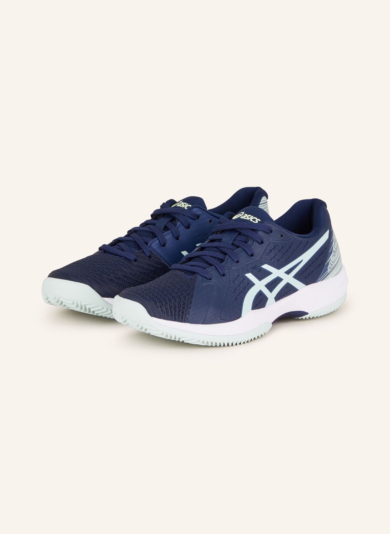 ASICS Tennis shoes SOLUTION SWIFT FF CLAY, Color: DARK BLUE/ MINT (Image 1)