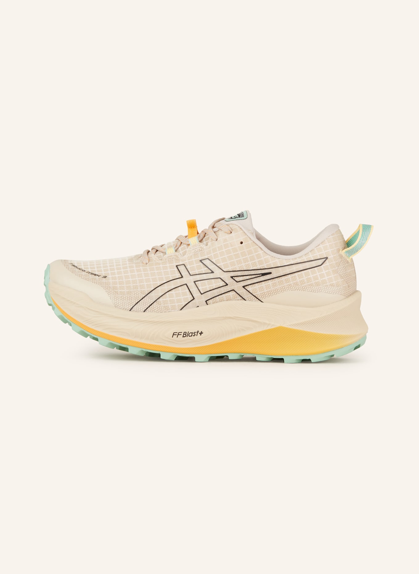 ASICS Trail running shoes TRABUCO MAX 3, Color: LIGHT BROWN/ BLACK (Image 4)