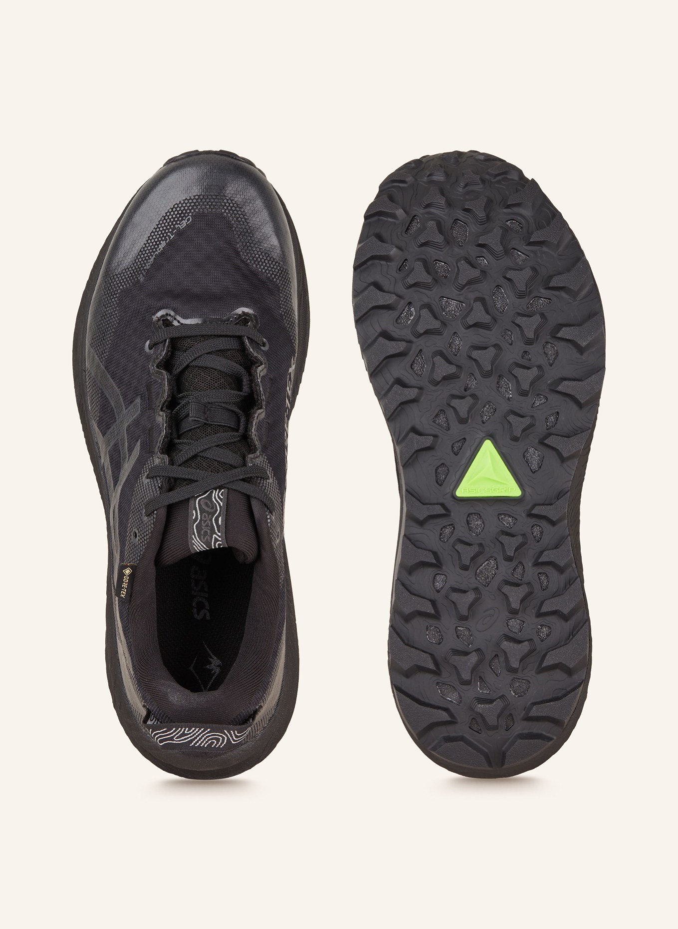 ASICS Trail running shoes GEL TRABUCO 12 GTX, Color: BLACK (Image 5)