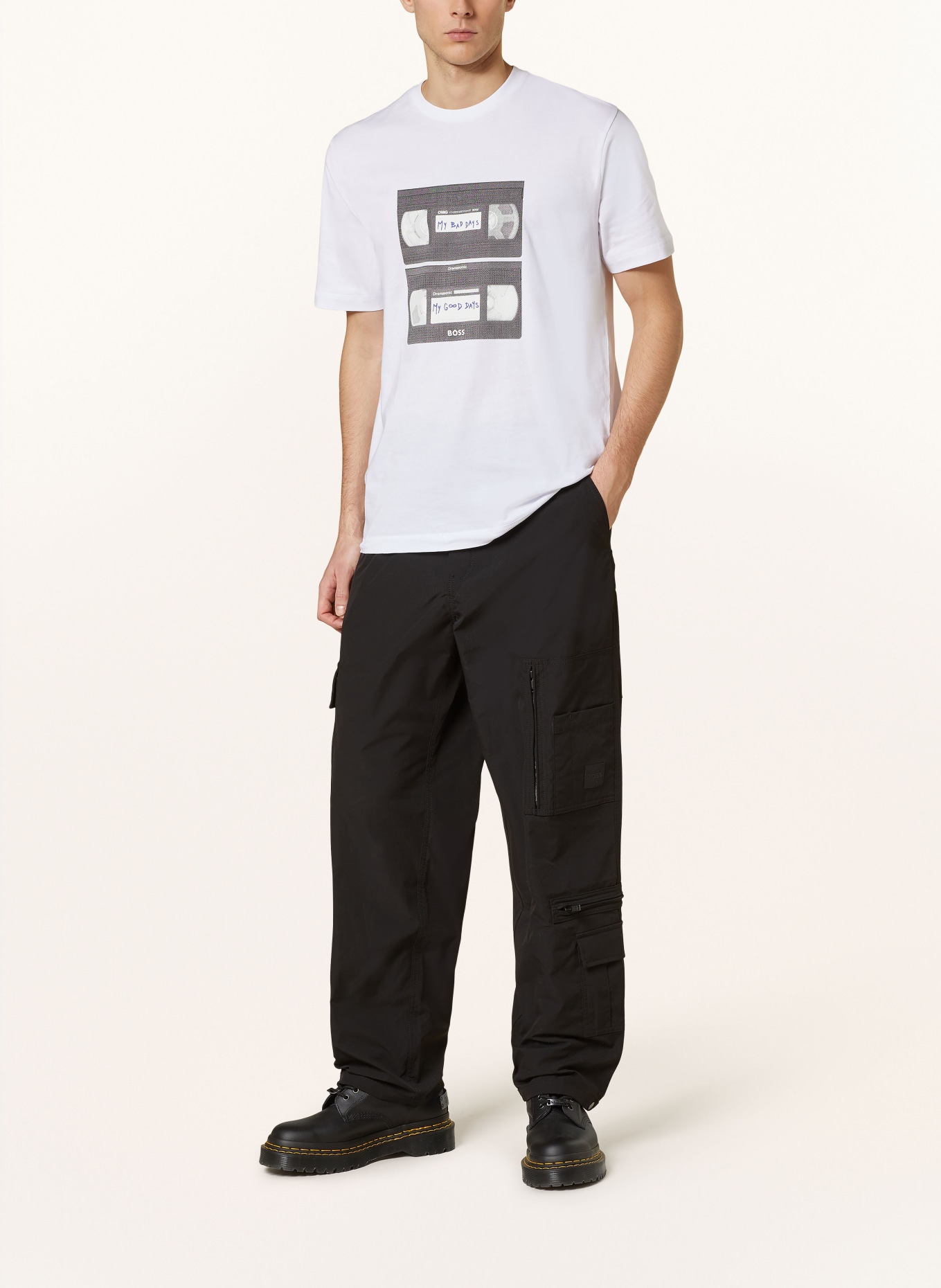 BOSS T-shirt TERETROLEO, Color: WHITE (Image 2)