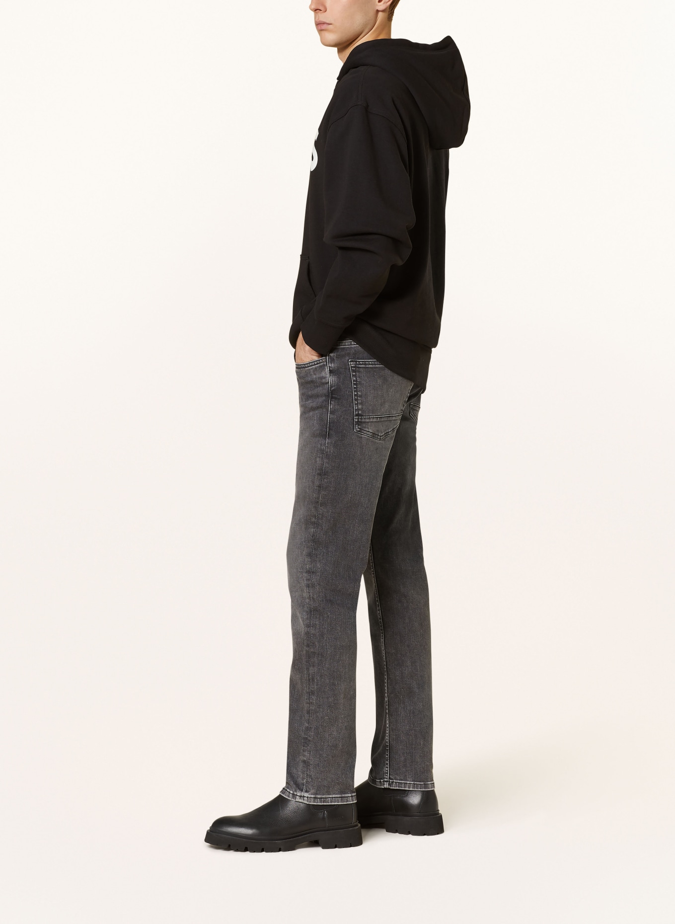 BOSS Jeans DELAWARE slim Fit, Color: DARK GRAY (Image 4)