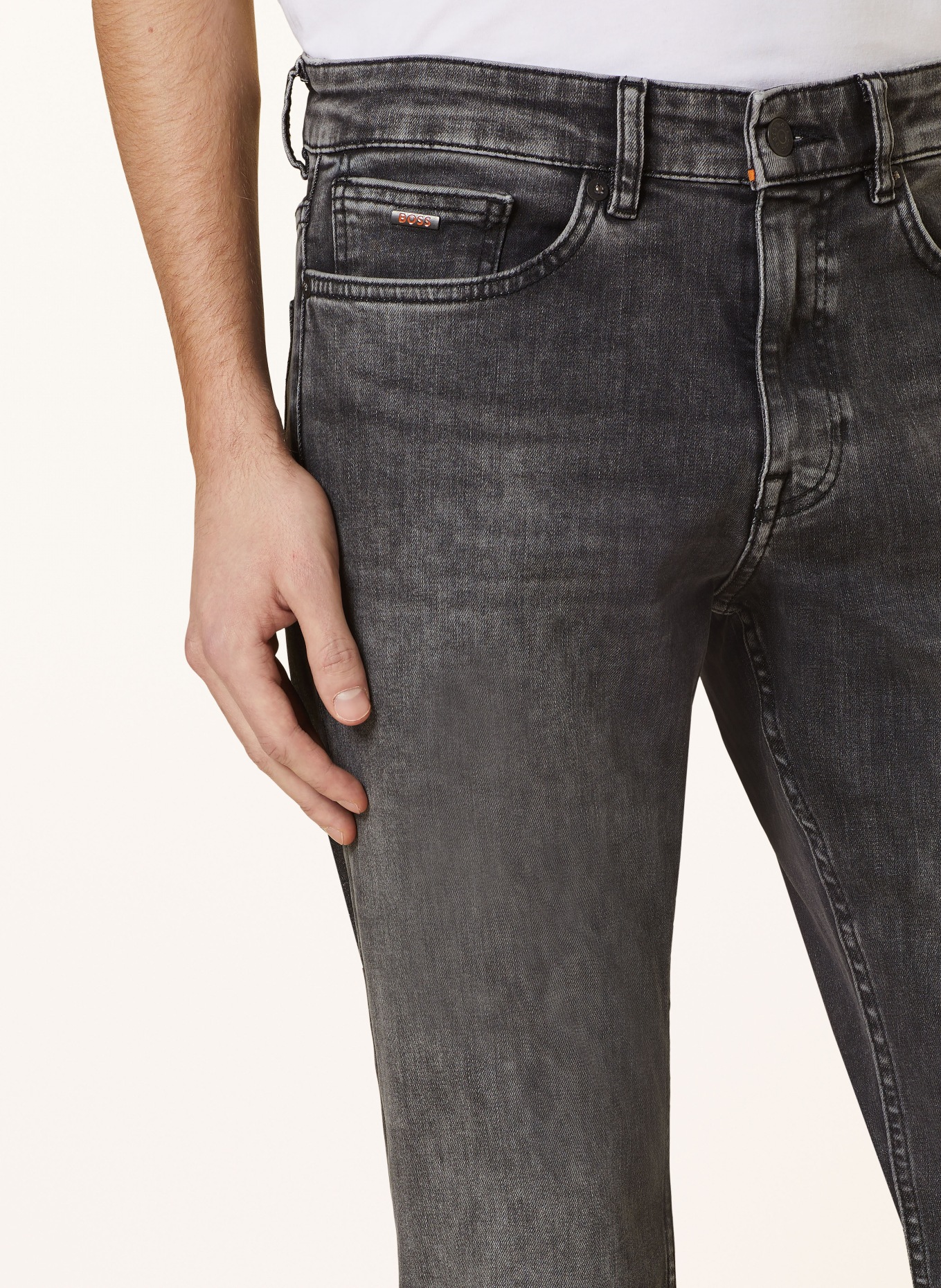 BOSS Jeans DELAWARE Slim Fit, Farbe: DUNKELGRAU (Bild 5)